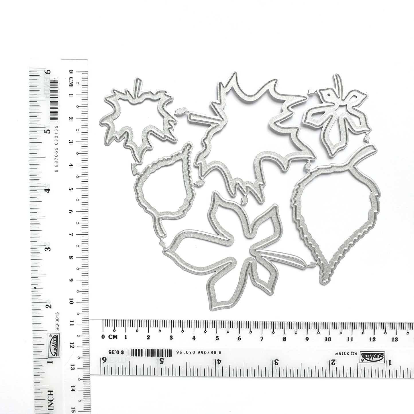 Leaves Metal Cutting Dies 6 pcs set - Luxy Kraft
