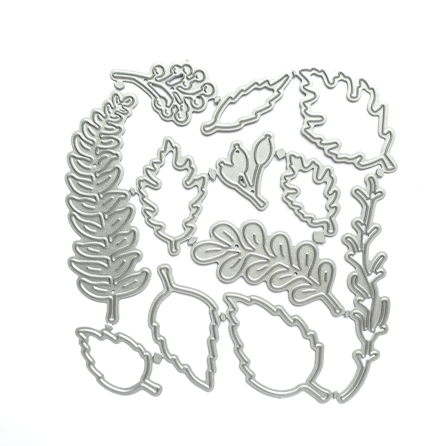 Leaves Metal Cutting Dies 12 pcs set - Luxy Kraft