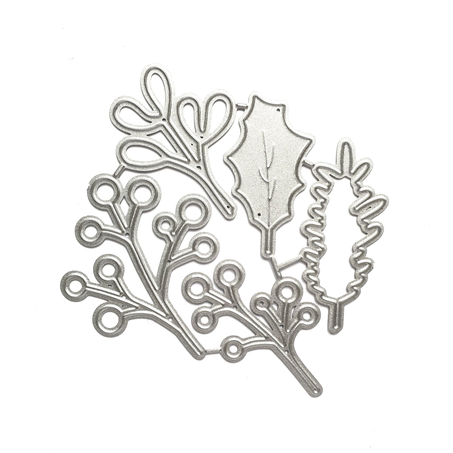 Christmas Leaves Metal Cutting Dies 5 pcs set - Luxy Kraft