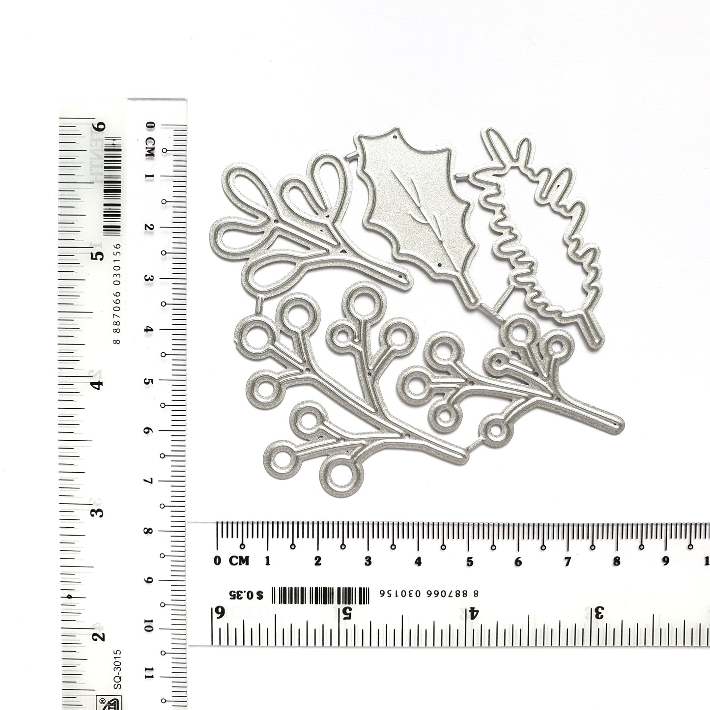 Christmas Leaves Metal Cutting Dies 5 pcs set - Luxy Kraft