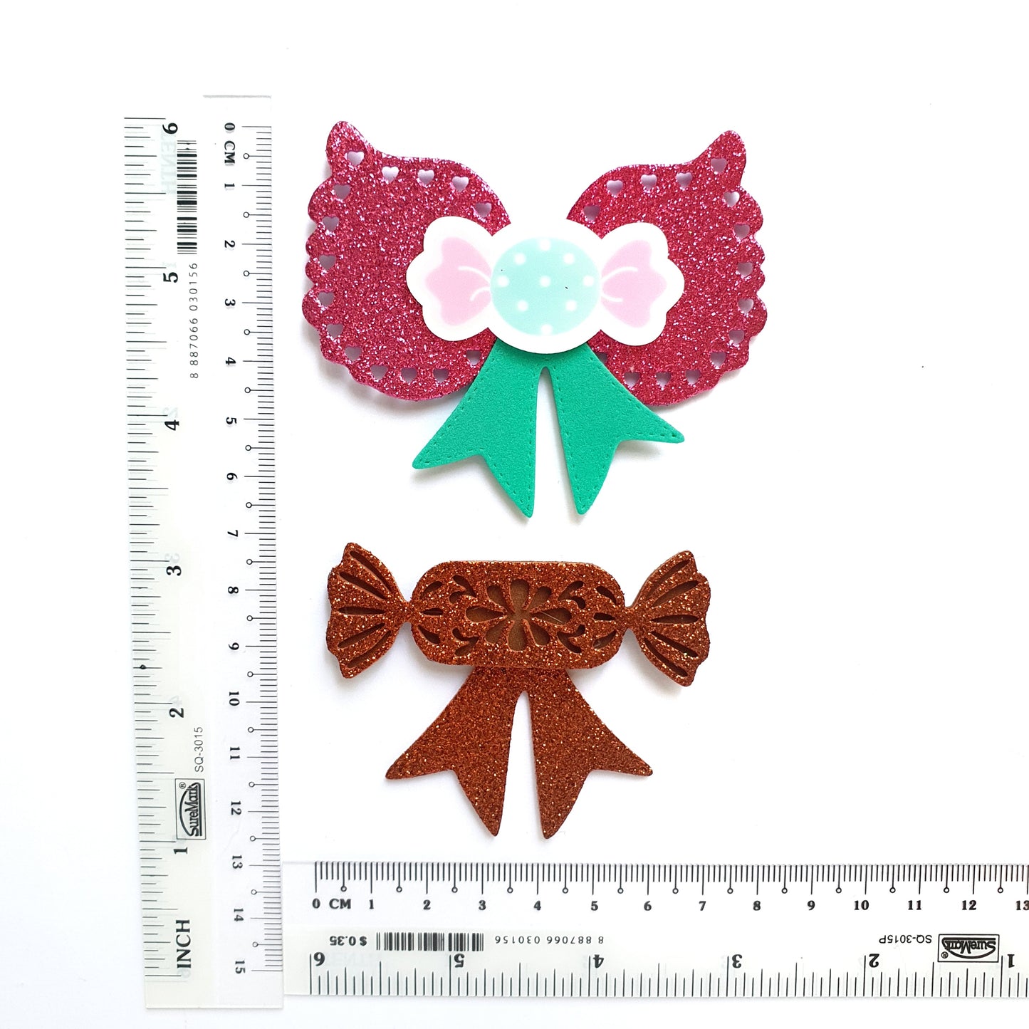 Halloween Candy Wings Bow Metal Cutting Dies 4 pcs set S size - Luxy Kraft