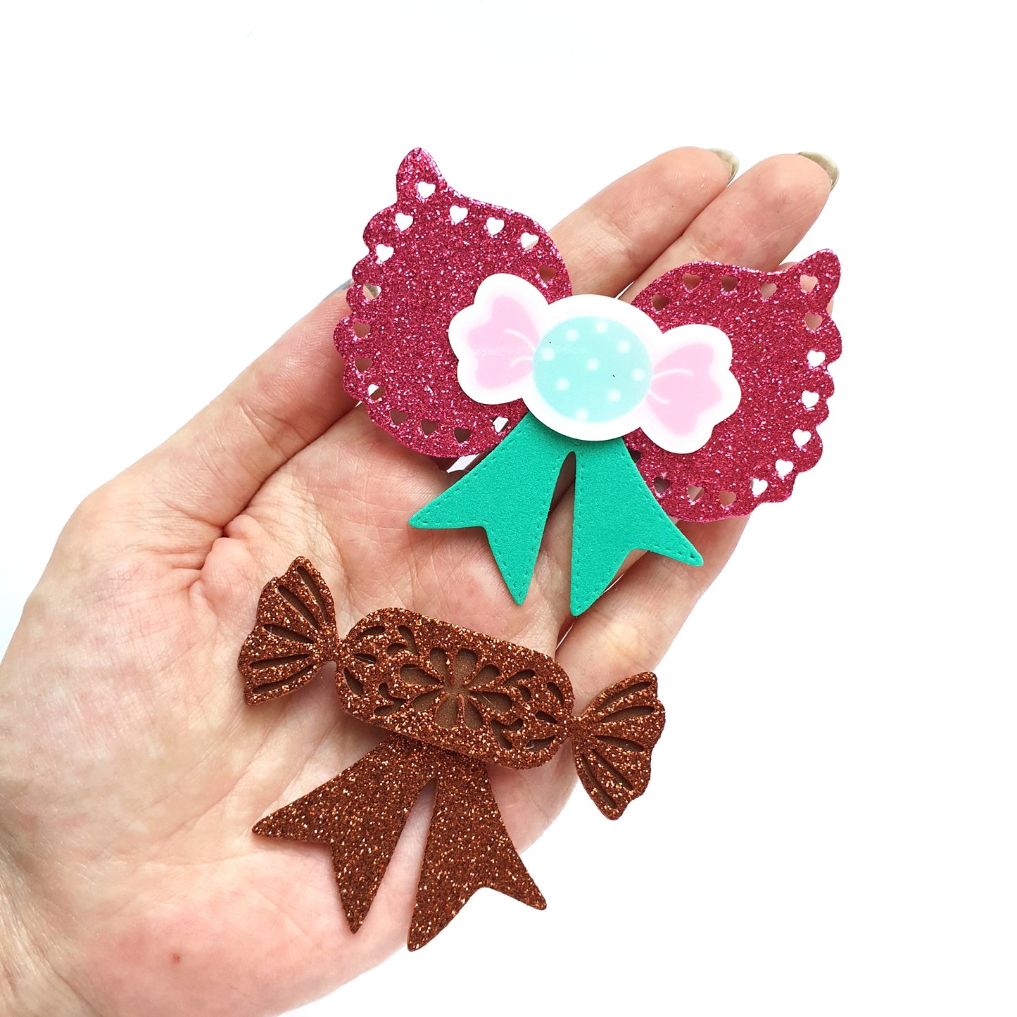 Halloween Candy Wings Bow Metal Cutting Dies 4 pcs set S size - Luxy Kraft