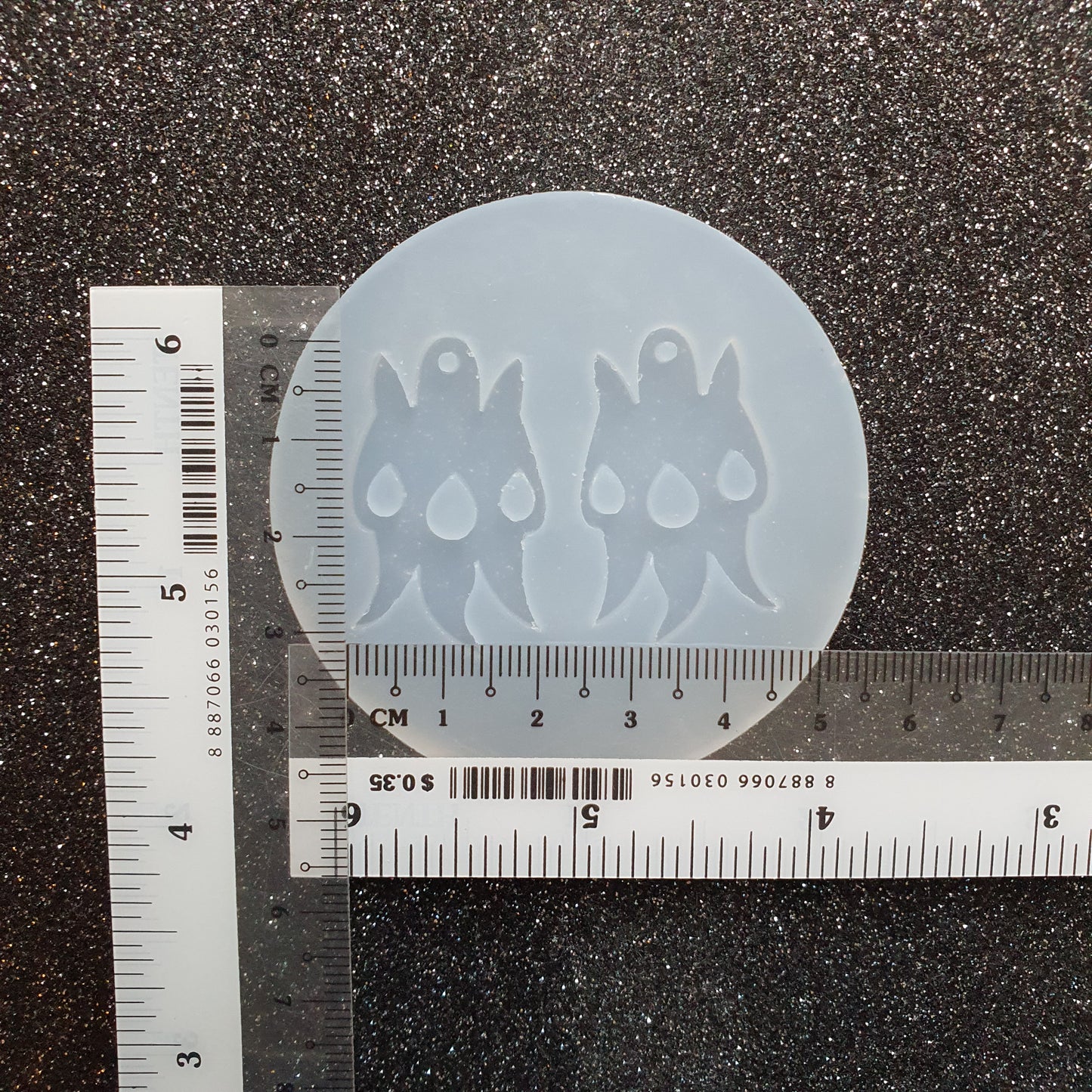Earrings silicone mold for epoxy and resin craft - Luxy Kraft