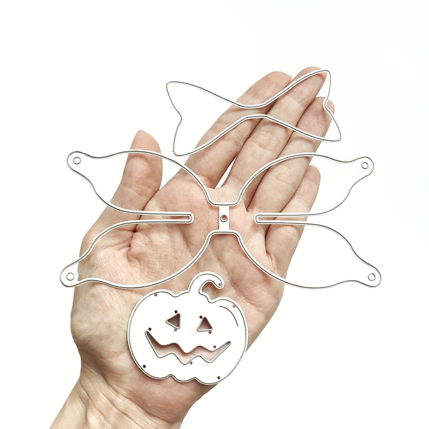 Halloween Pumpkin Bow cutting dies D-473 - Luxy Kraft