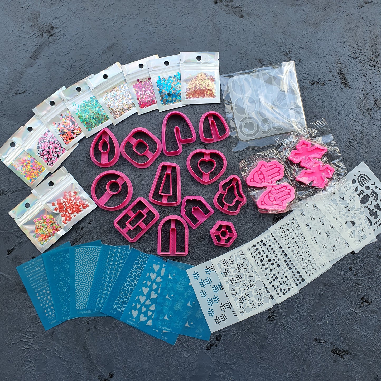 Clay and resin supplies Set A-1 Big SALE - Luxy Kraft