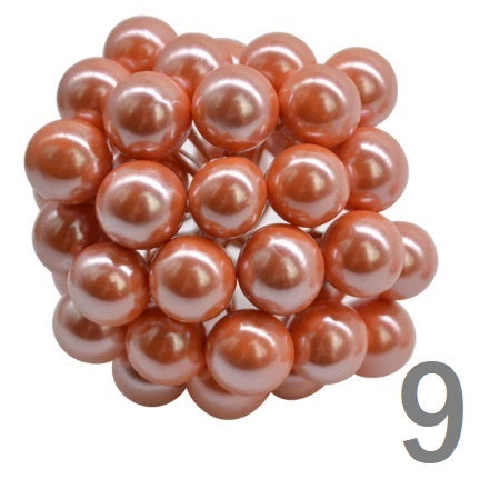 BERRIES STAMEN METALLIC, GLOSSY, GLITTER, MATTE POLKA 50 PCS 12 MM - Luxy Kraft