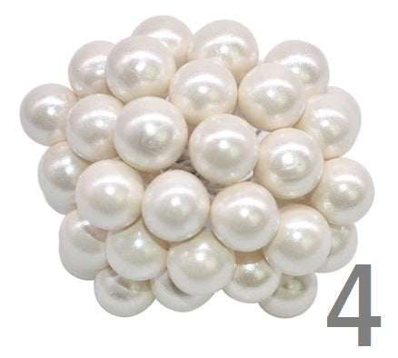 BERRIES STAMEN METALLIC, GLOSSY, GLITTER, MATTE POLKA 50 PCS 12 MM - Luxy Kraft