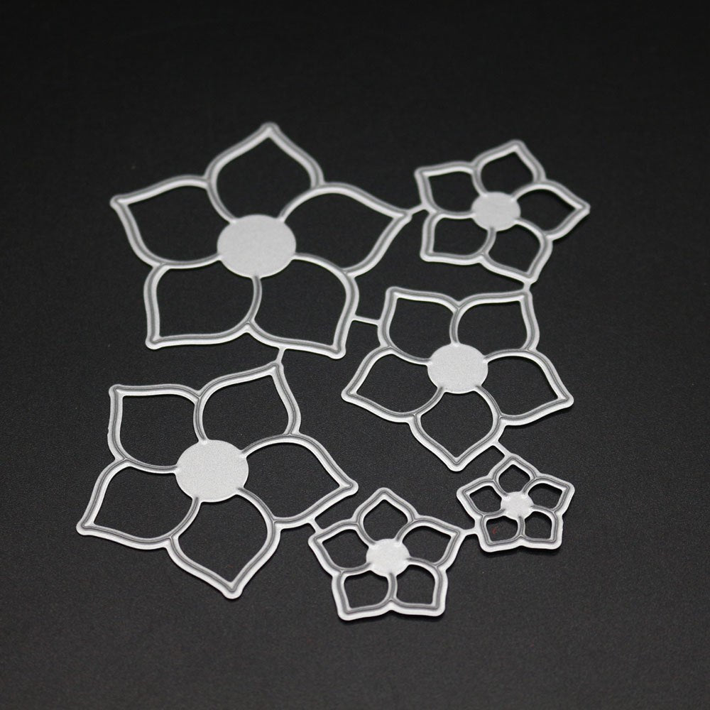 FLOWER CUTTING DIES 6 PCS SET - Luxy Kraft