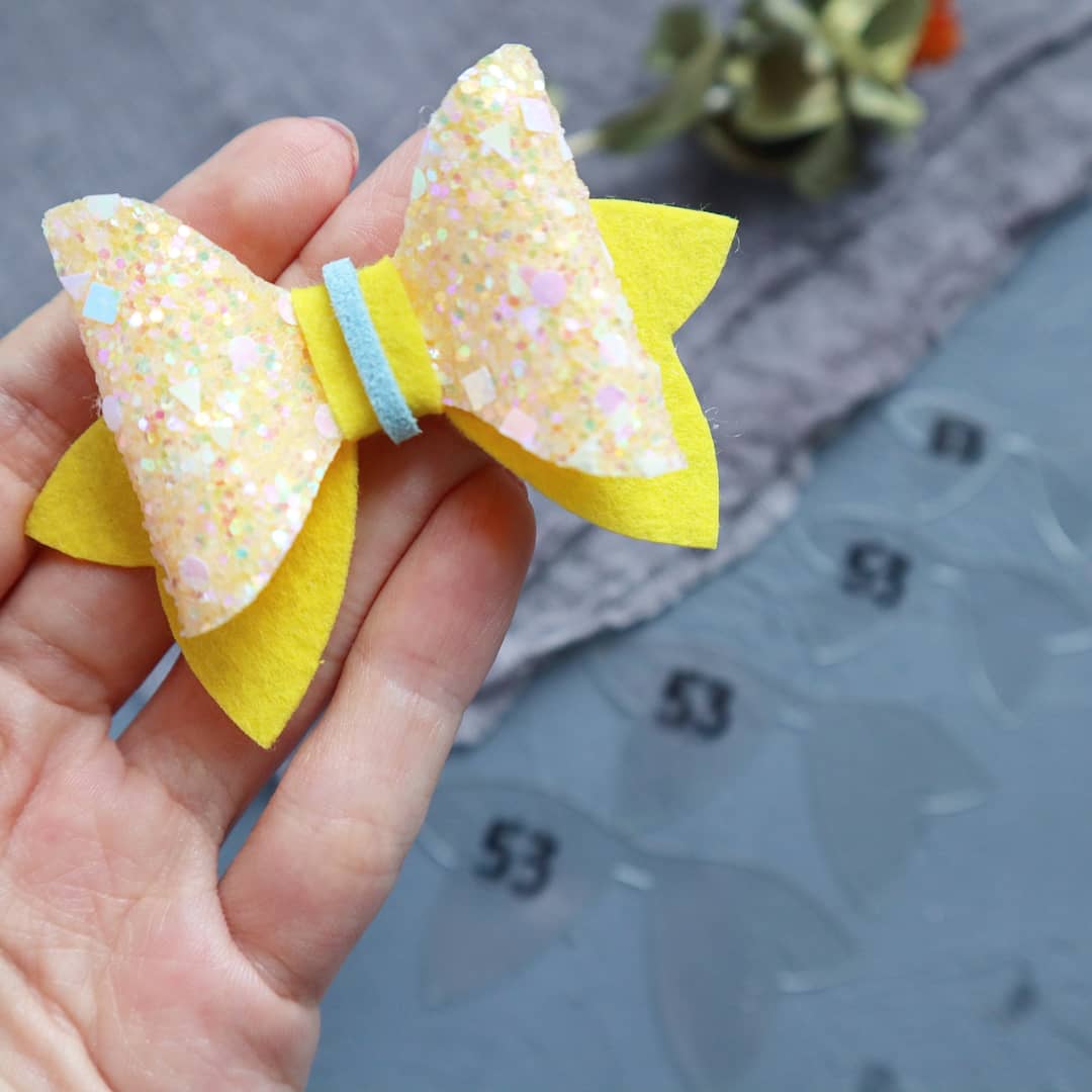 BOW MAKING PLASTIC TEMPLATES N-53 SET OF 4 PCS - Luxy Kraft