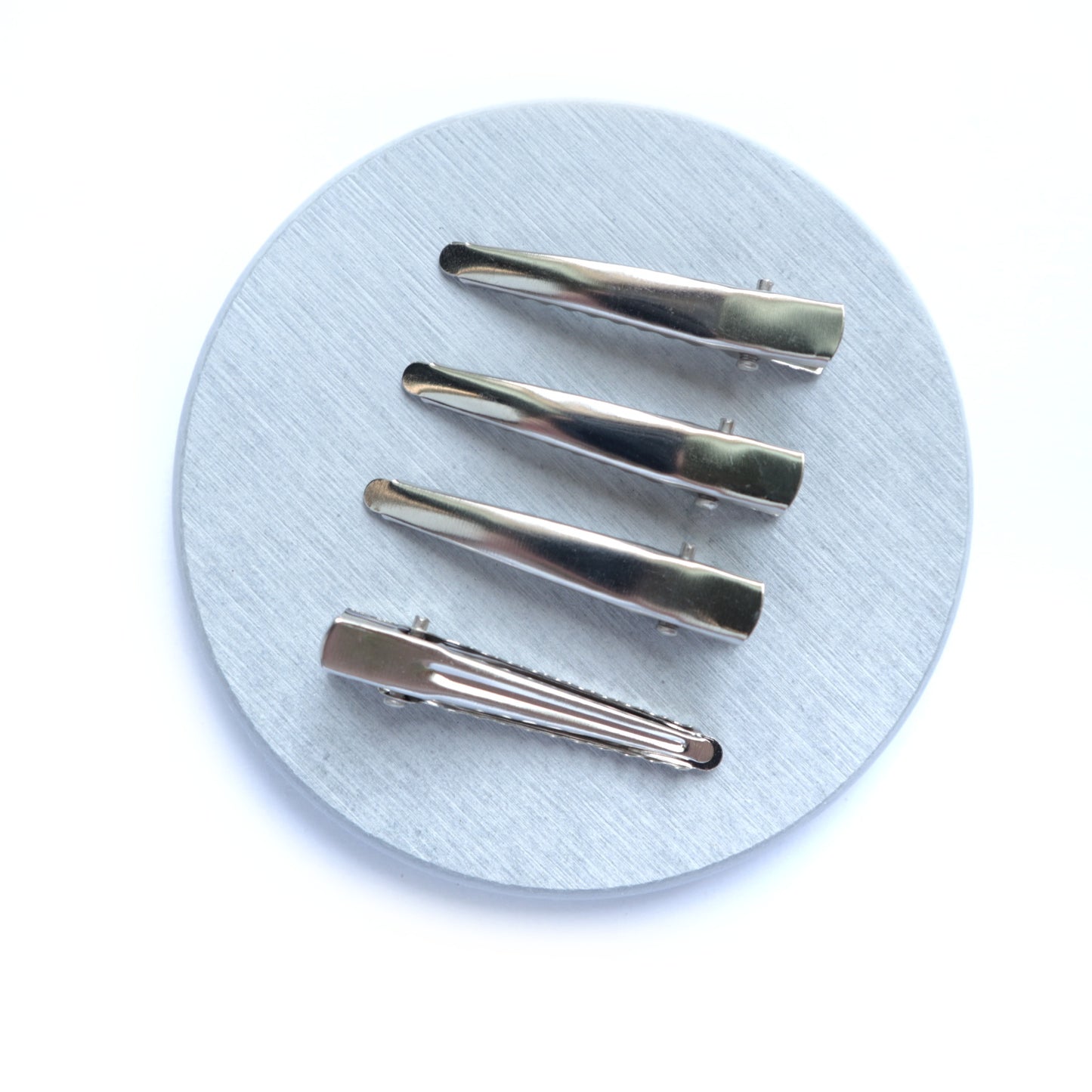 Alligator hairclips 4.4 cm 10 pcs - Luxy Kraft