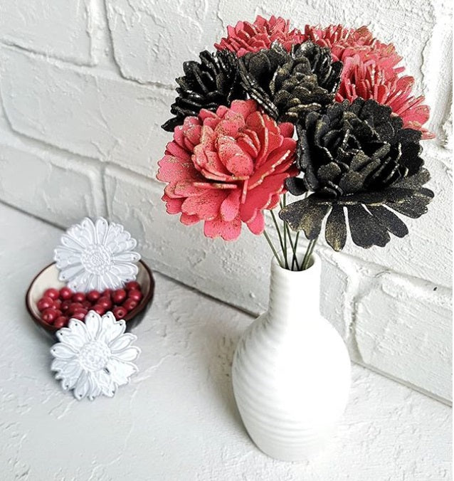 FLOWER CUTTING DIES 2 PCS SET - Luxy Kraft