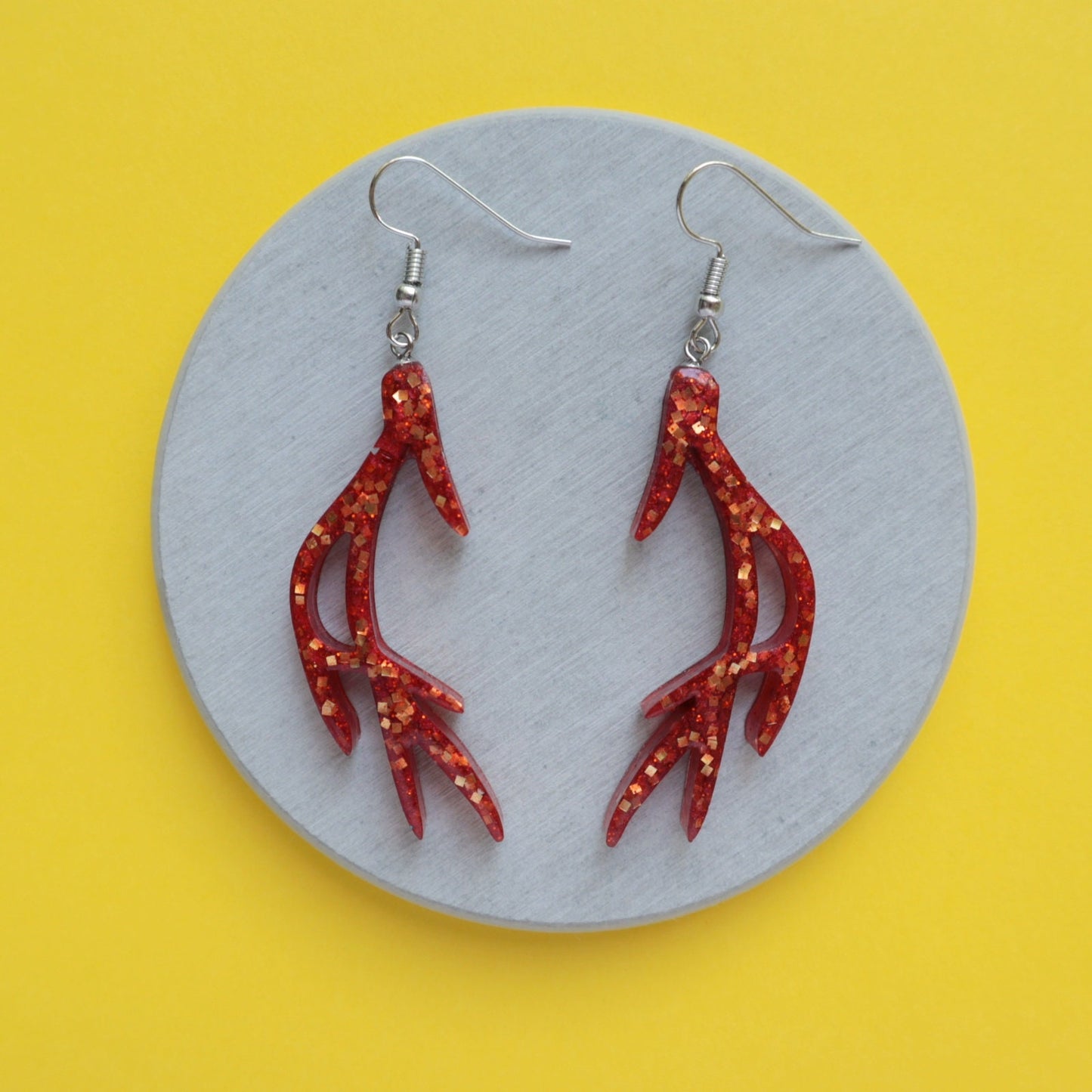 Silicone earrings mold "Reindeer" for resin and epoxy Christmas silicon mould - Luxy Kraft