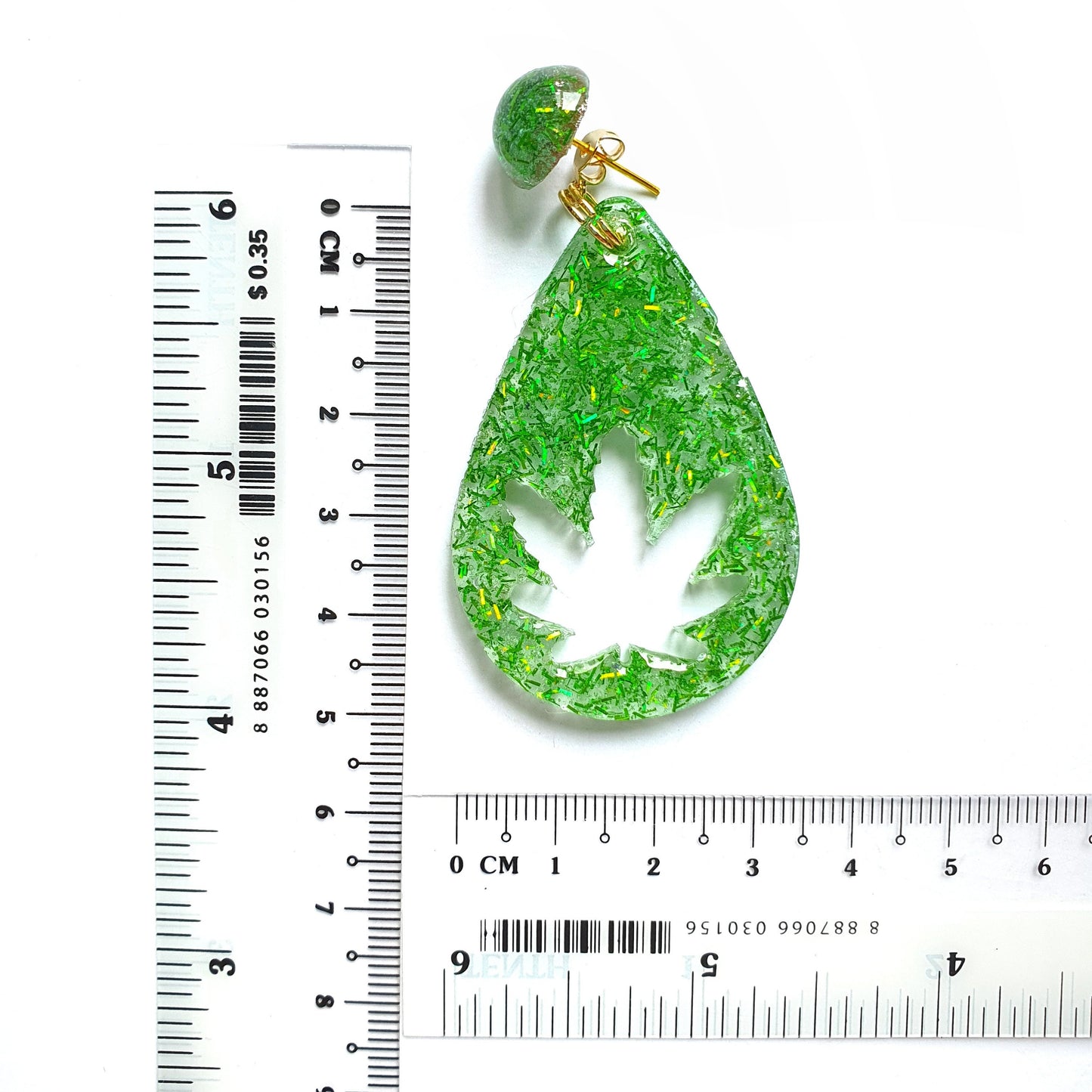 Earrings molds for resin Leaves silicone mold for epoxy - Luxy Kraft