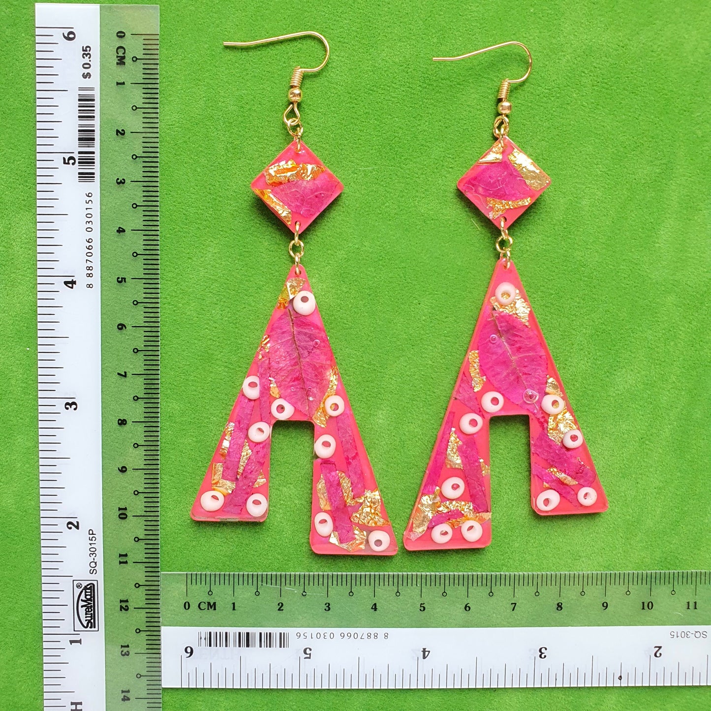 Silicone earrings mold for resin and epoxy 4 designs in 1 mold Geometry Jewelry mould