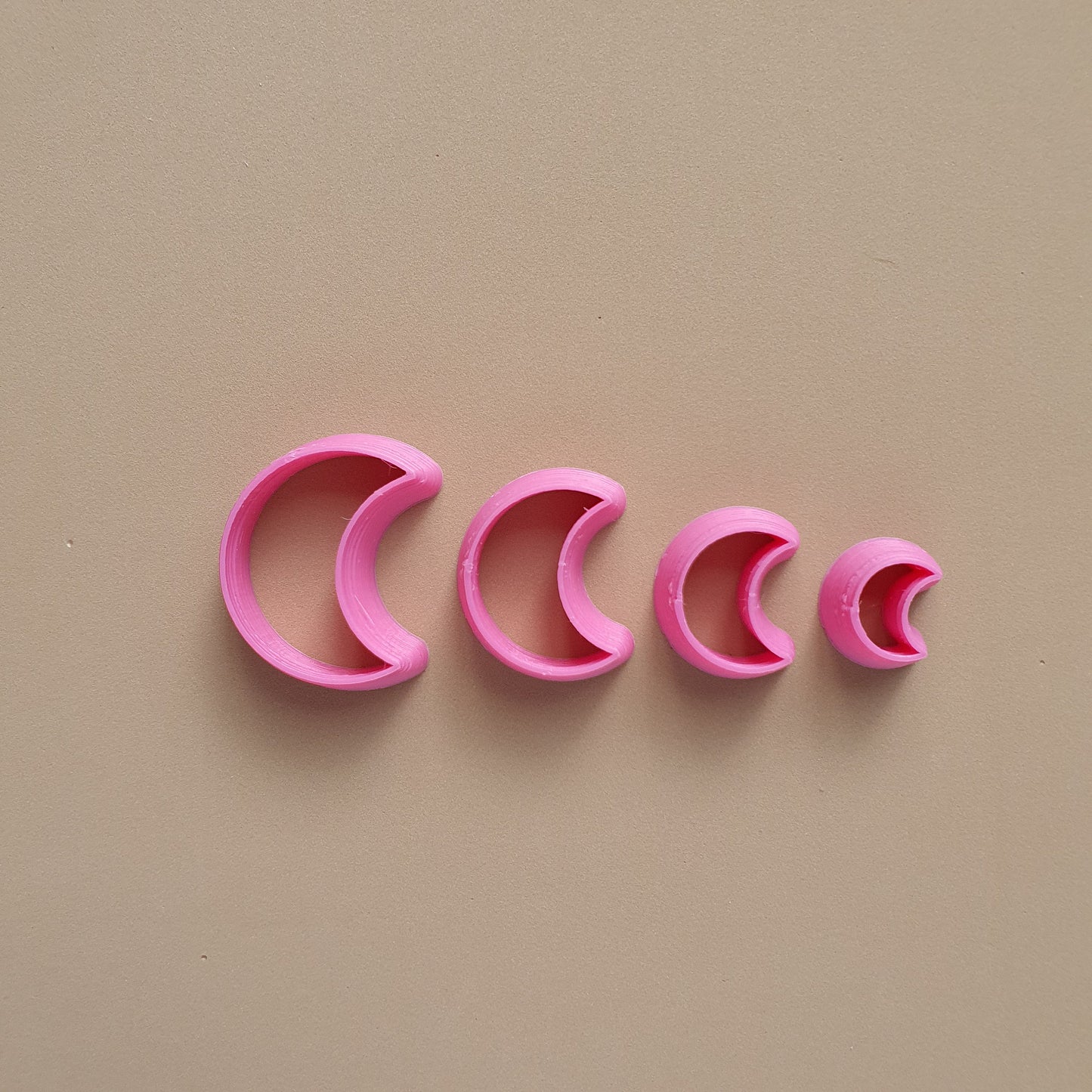 Moon Polymer clay 3D cutters