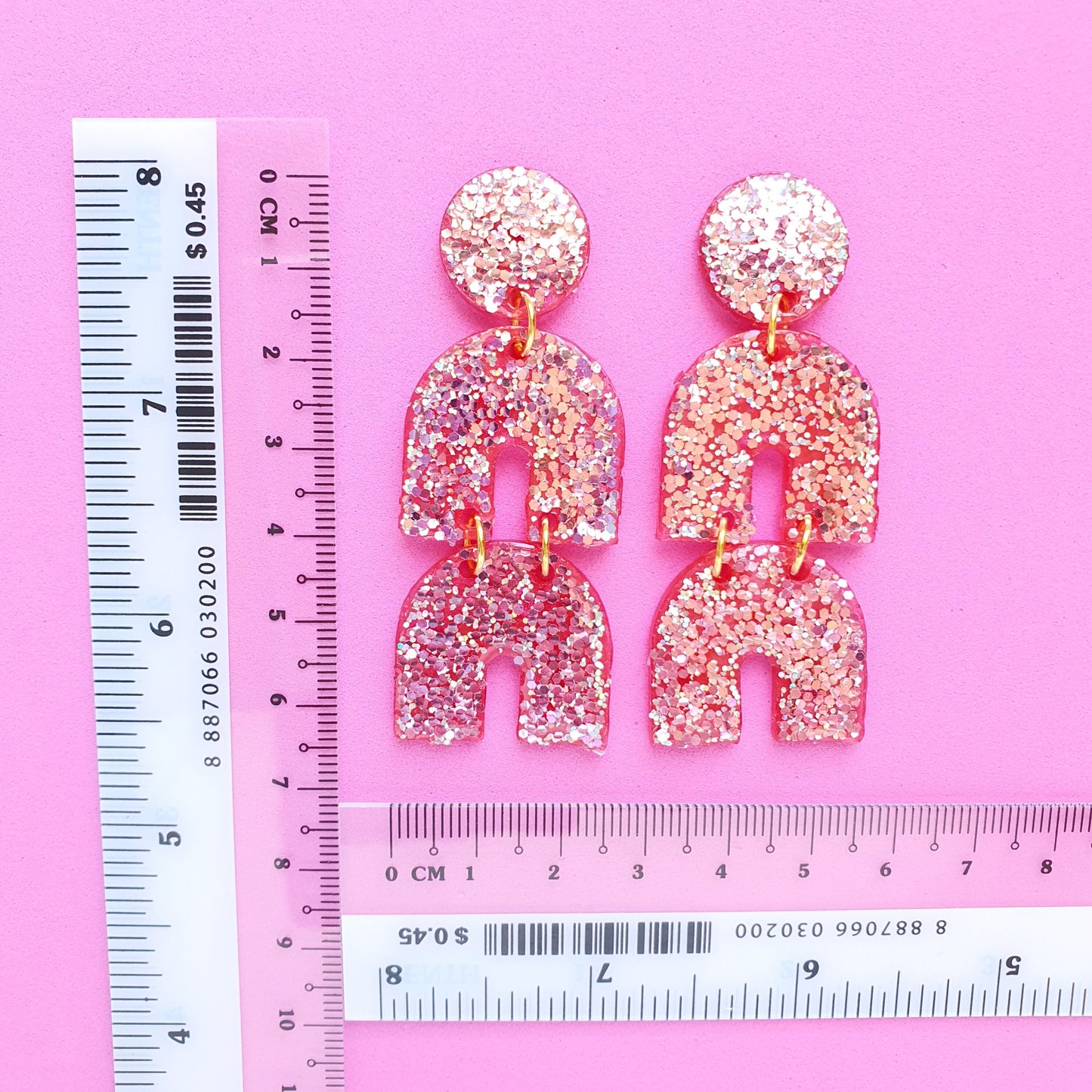 Silicone earrings mold "Geometry shape" mould for resin and epoxy