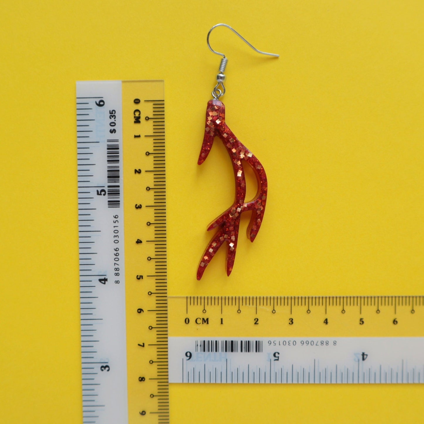Silicone earrings mold "Reindeer" for resin and epoxy Christmas silicon mould - Luxy Kraft