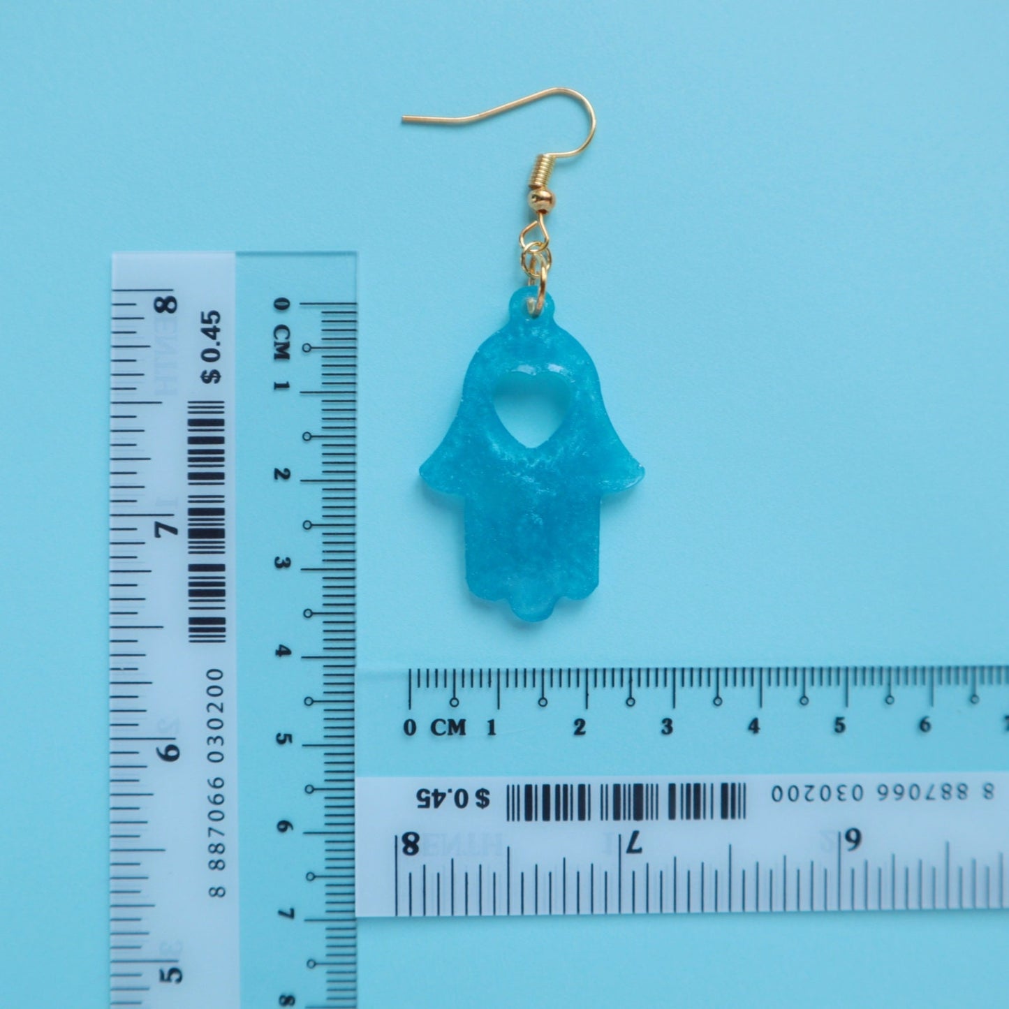 Silicone earrings mold "Hamsa Hands" mould for resin and epoxy