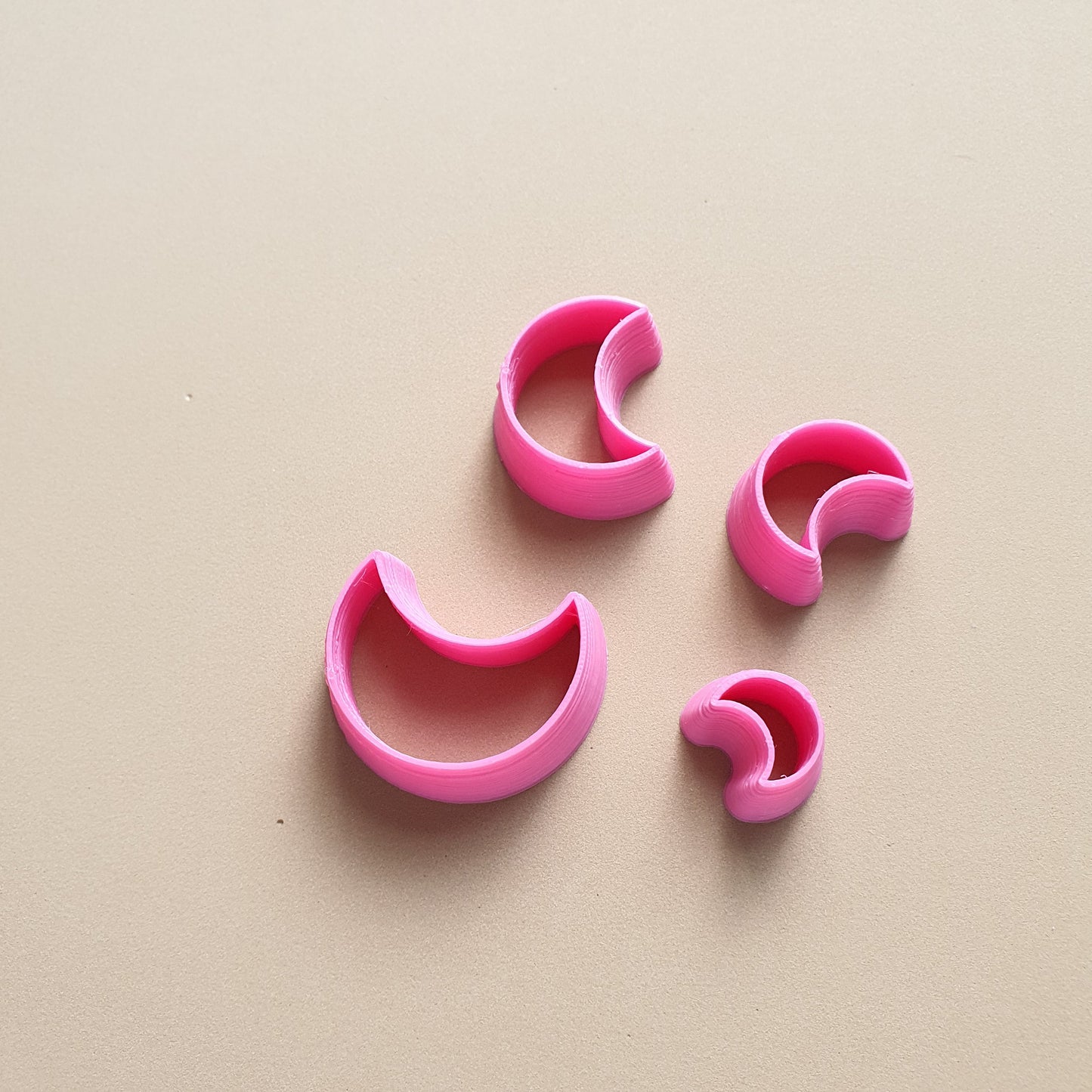 Moon Polymer clay 3D cutters
