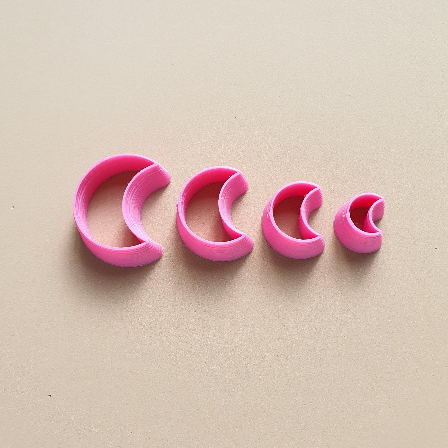 Moon Polymer clay 3D cutters