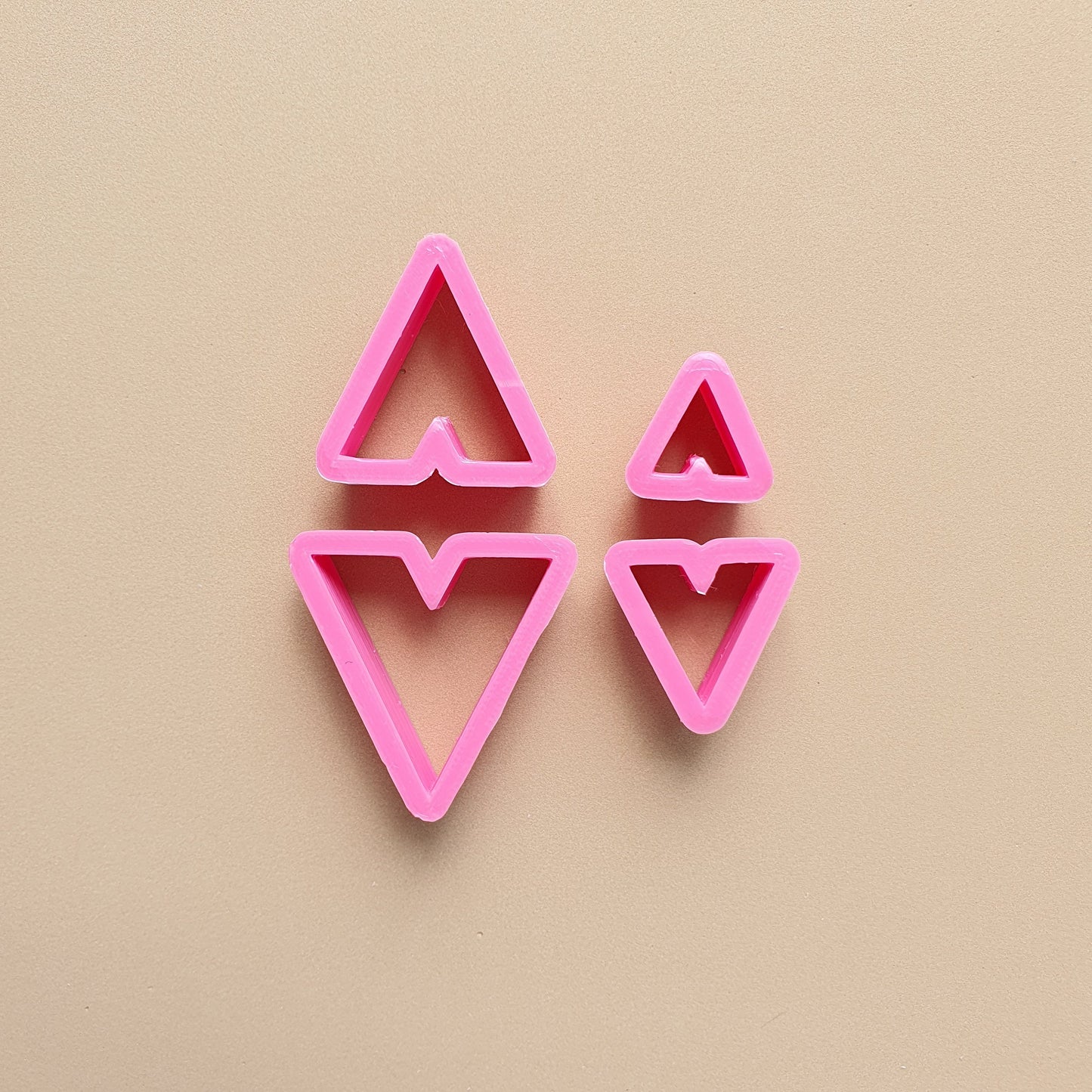 V shapes Polymer clay 3D cutters Geometry shapes cutter - Luxy Kraft