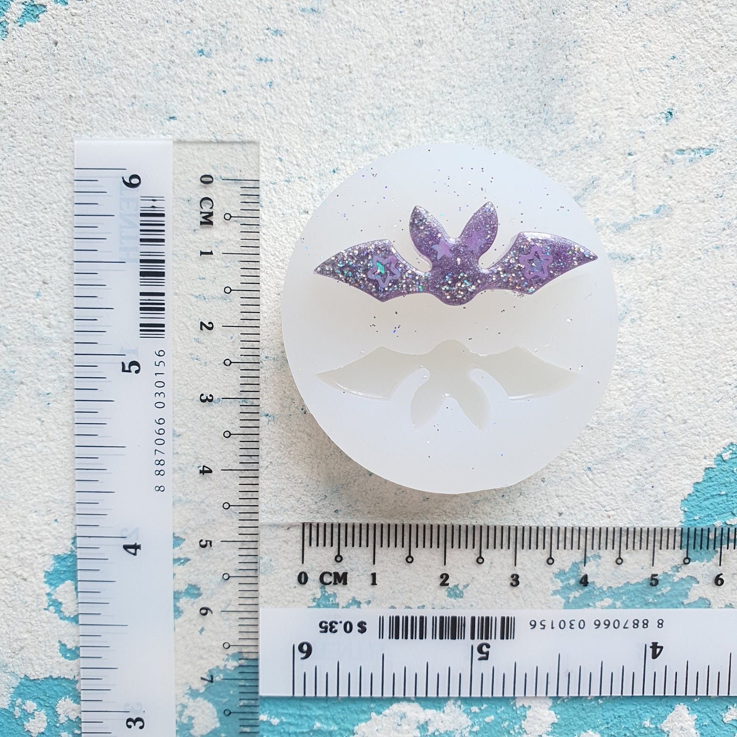 Halloween Silicone earrings mold for resin and epoxy "Bats" mould - Luxy Kraft