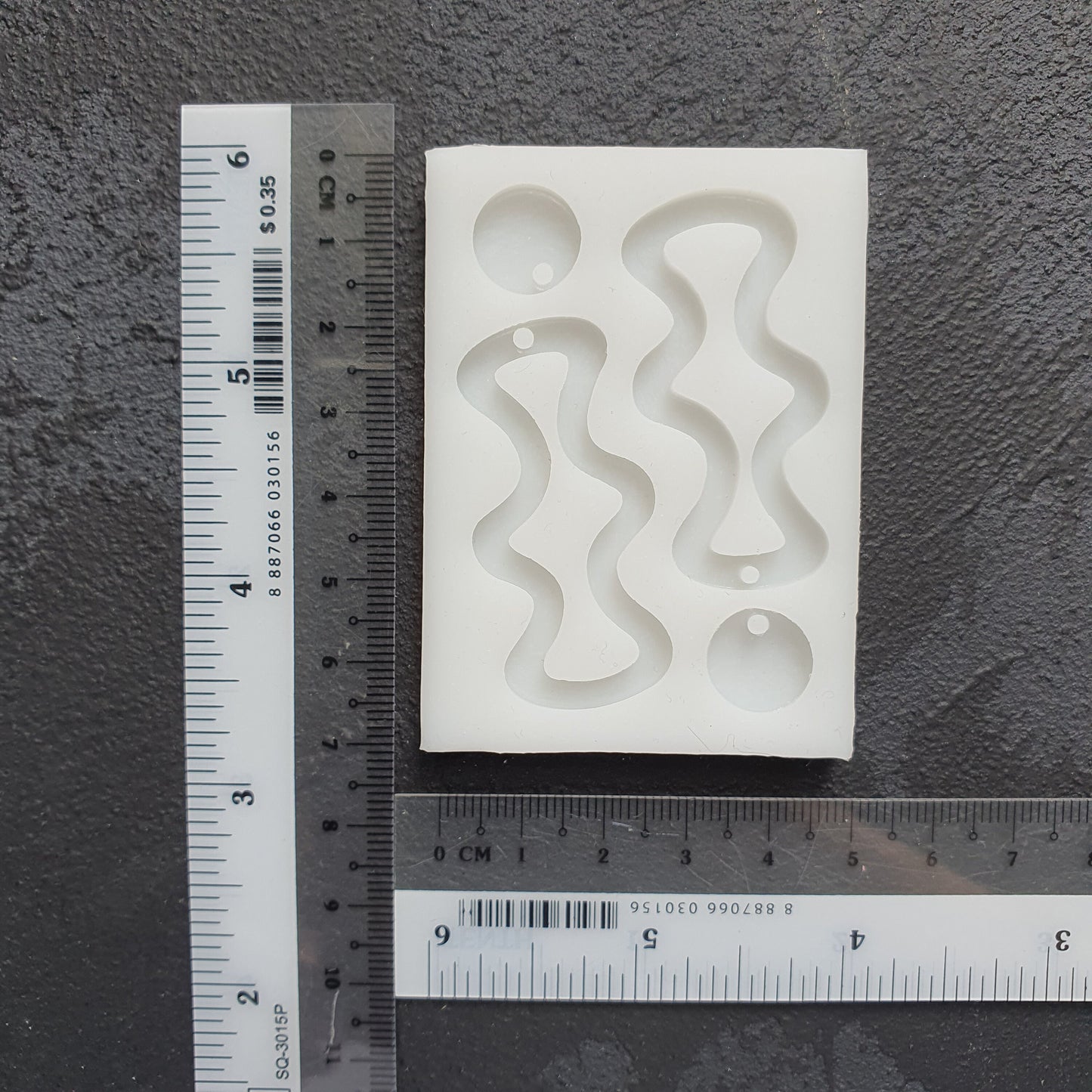 Silicone earring mold Jewelry Resin mould for resin and epoxy