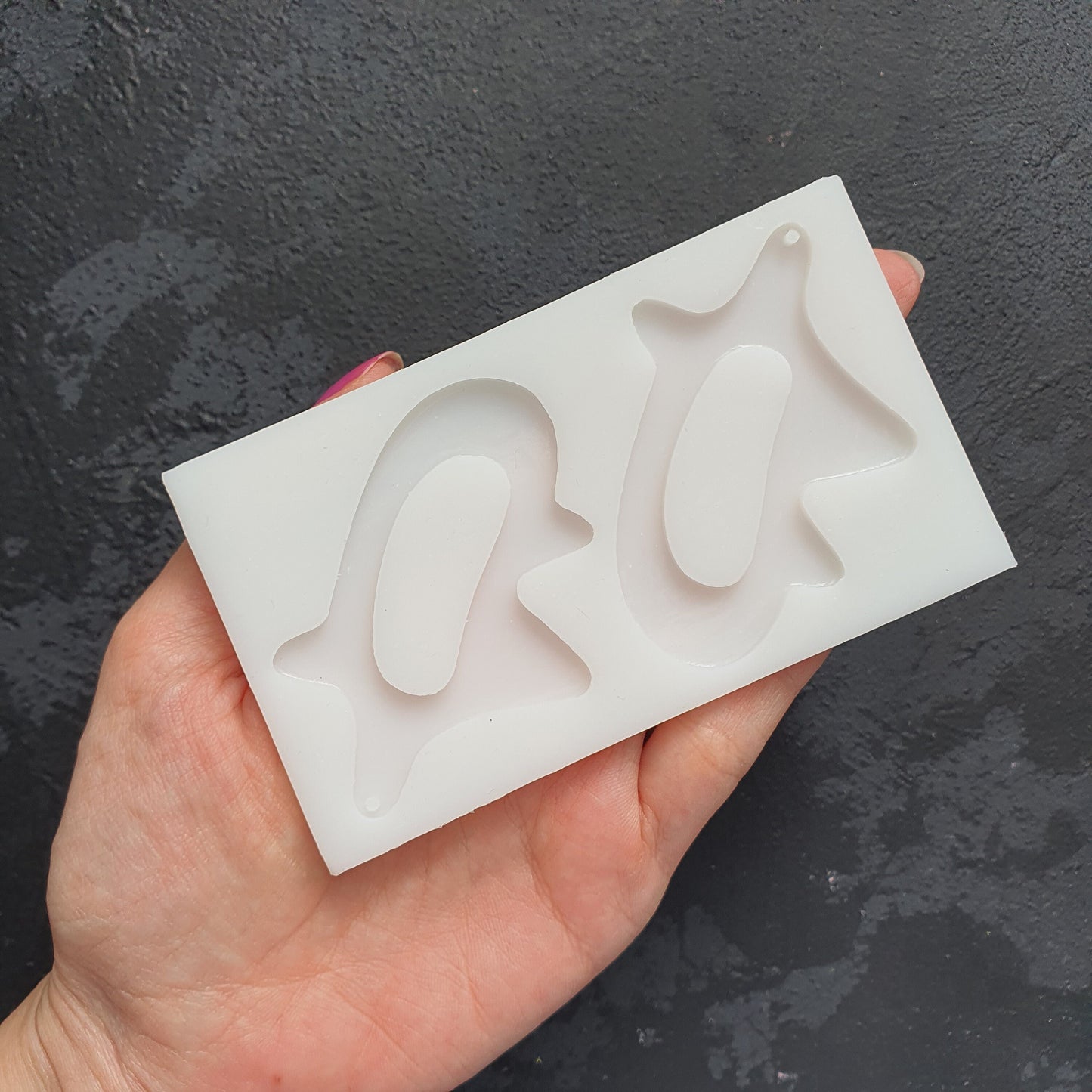 Silicone earring mold Jewelry Resin mould for resin and epoxy