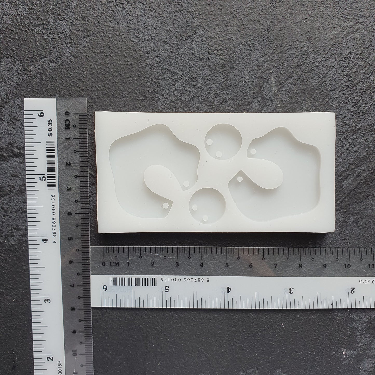 Silicone earring mold Jewelry Resin mould for resin and epoxy
