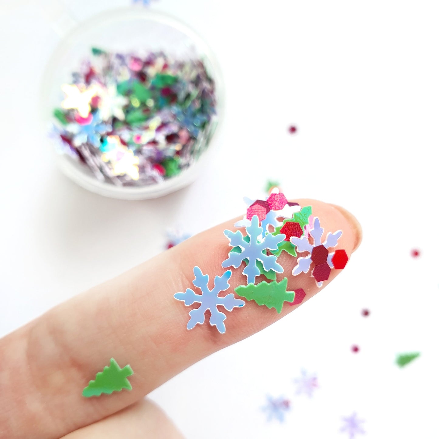 Christmas Mix Chunky glitter for Resin Epoxy crafts