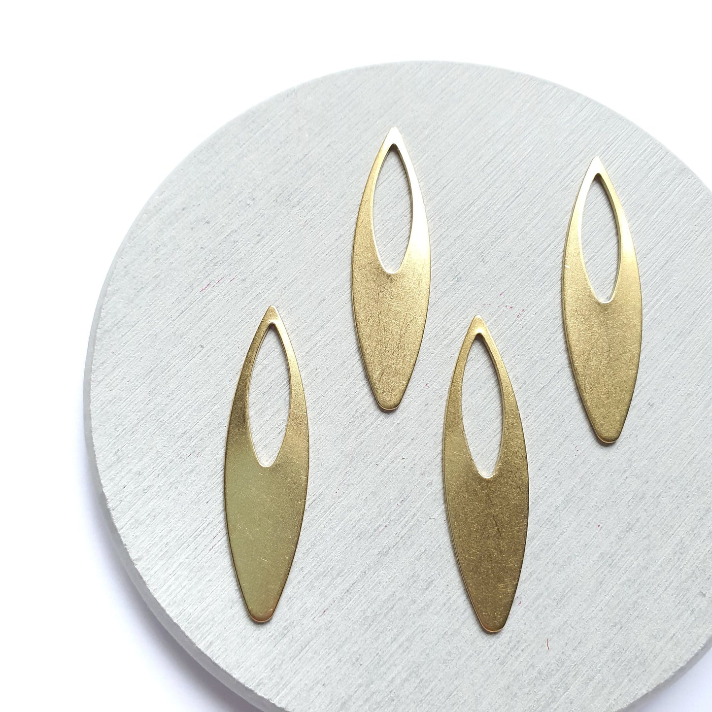 6 pcs Earrings components Earrings findings DIY jewelry Raw brass connectors Geometry shape charms