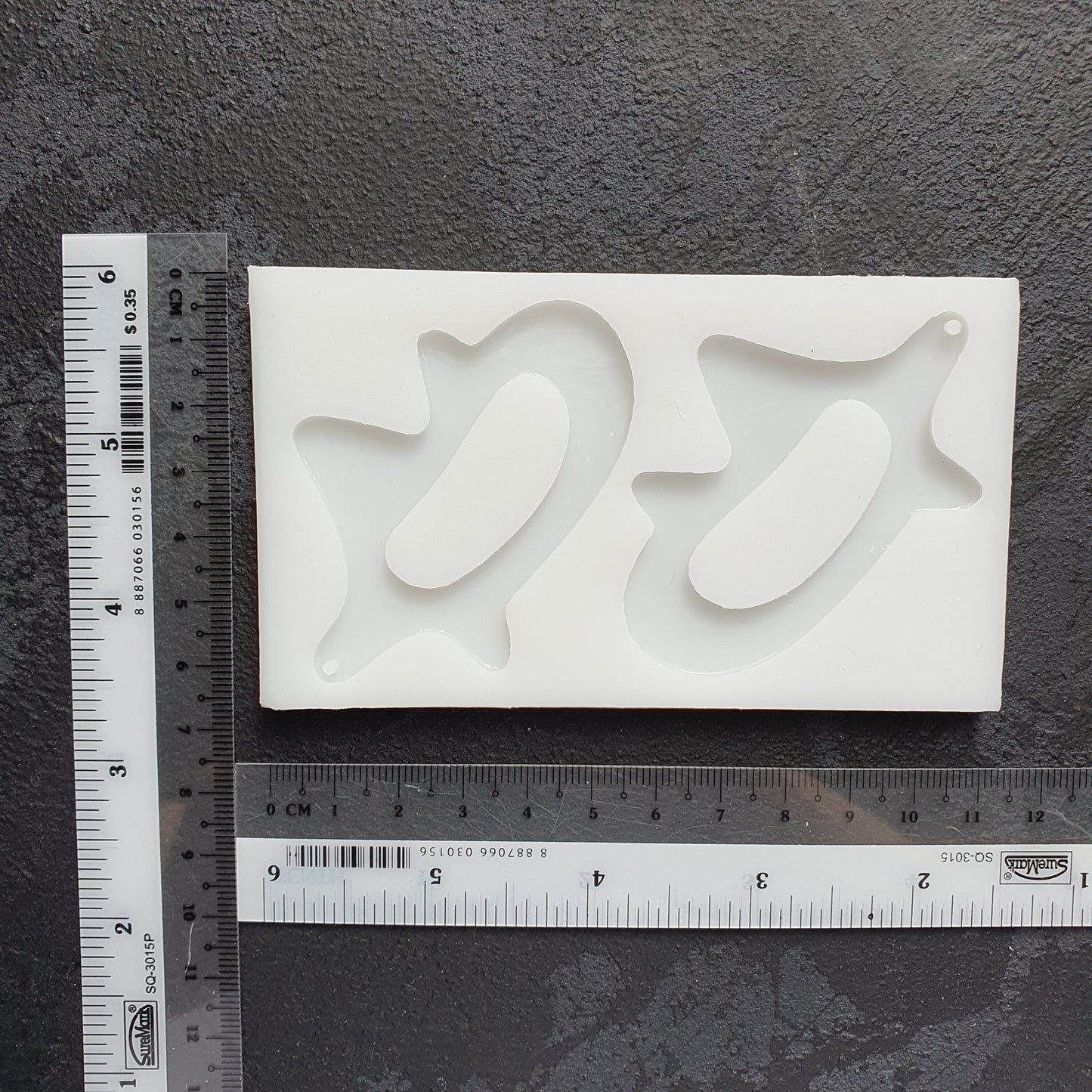 Silicone earring mold Jewelry Resin mould for resin and epoxy