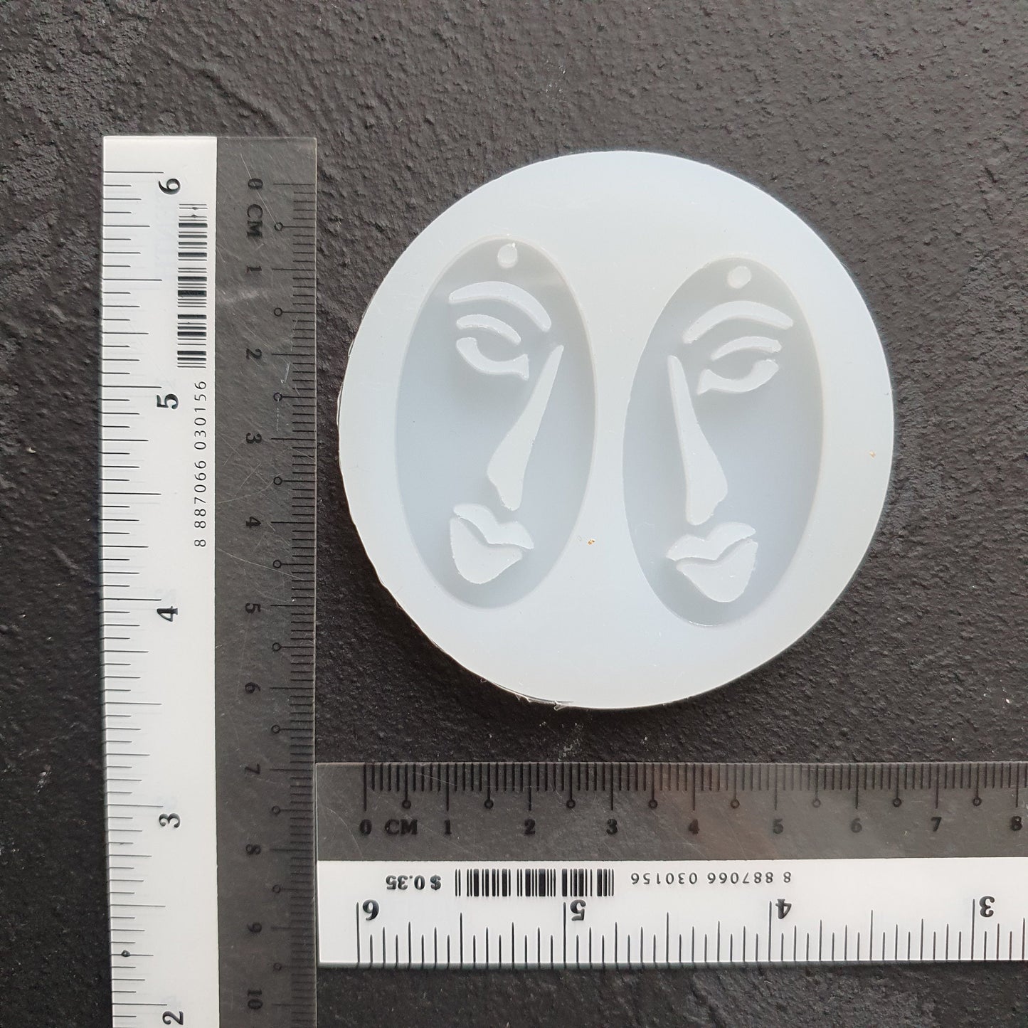 Silicone earring mold Woman face Abstract Jewelry Resin mould for resin and epoxy - Luxy Kraft