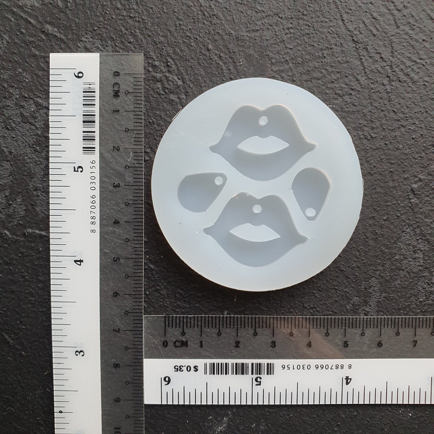 Silicone earring mold Woman lips Jewelry Resin mould for resin and epoxy