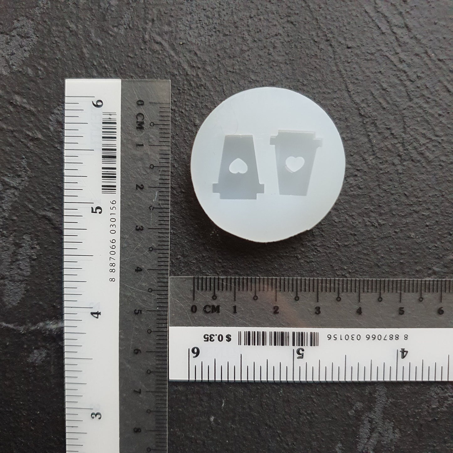 Silicone earring mold Coffee cup Jewelry Resin mould for resin and epoxy