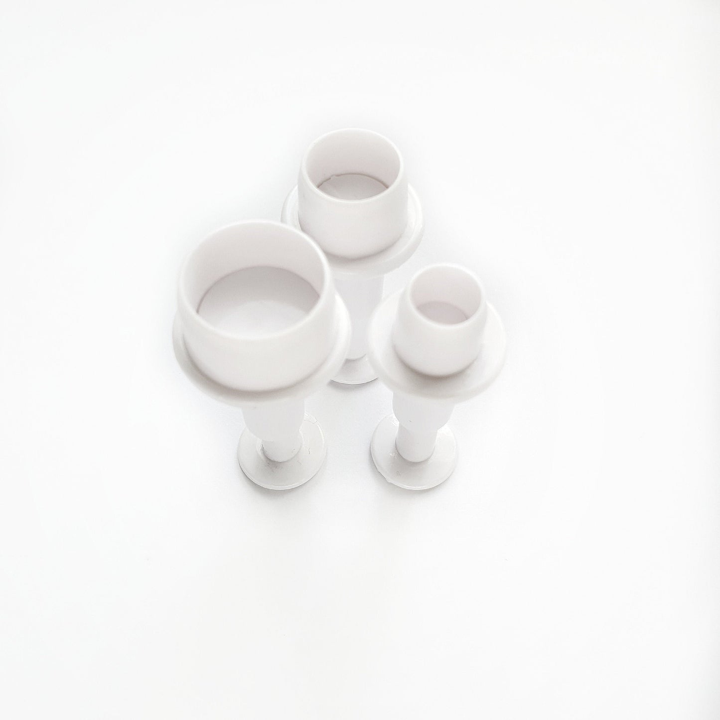 3 pcs Circle cutters Geometry shapes for polymer clay - Luxy Kraft