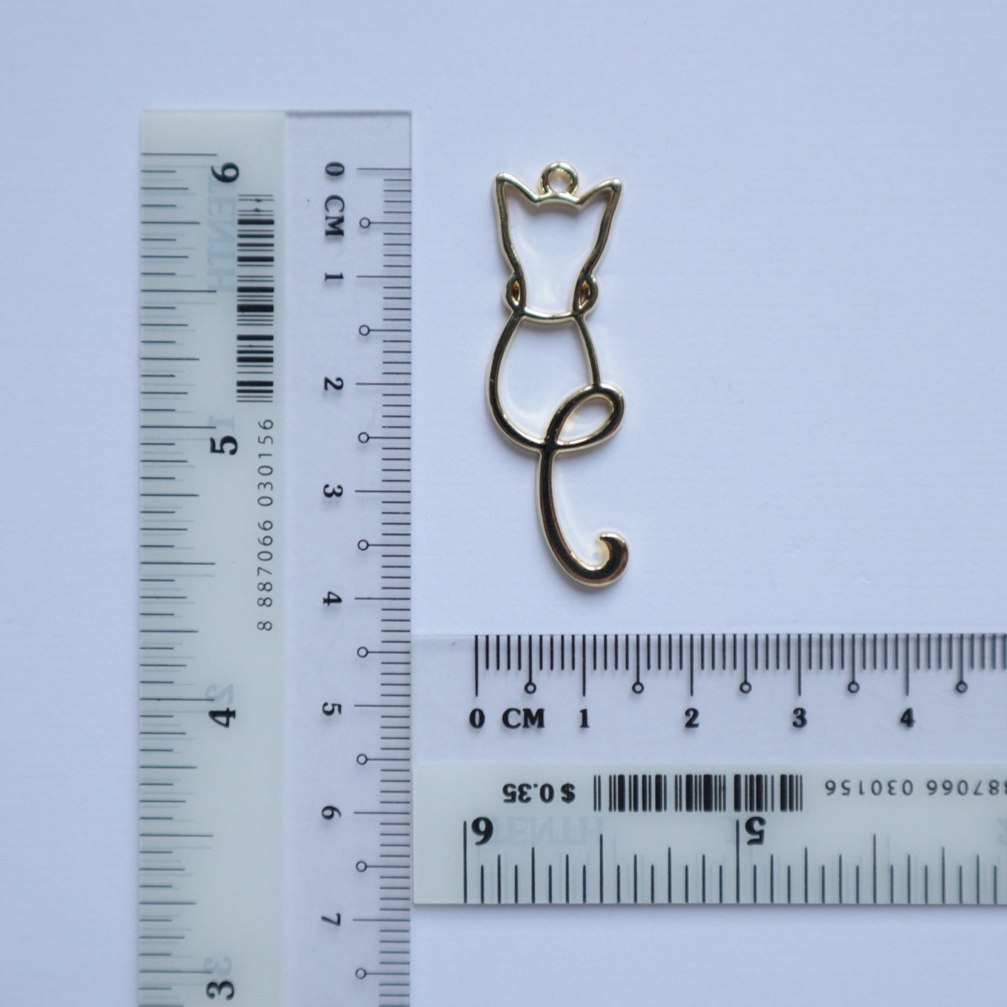 10 pcs Cat Earrings components Earrings findings DIY jewelry connectors animal shape charms - Luxy Kraft