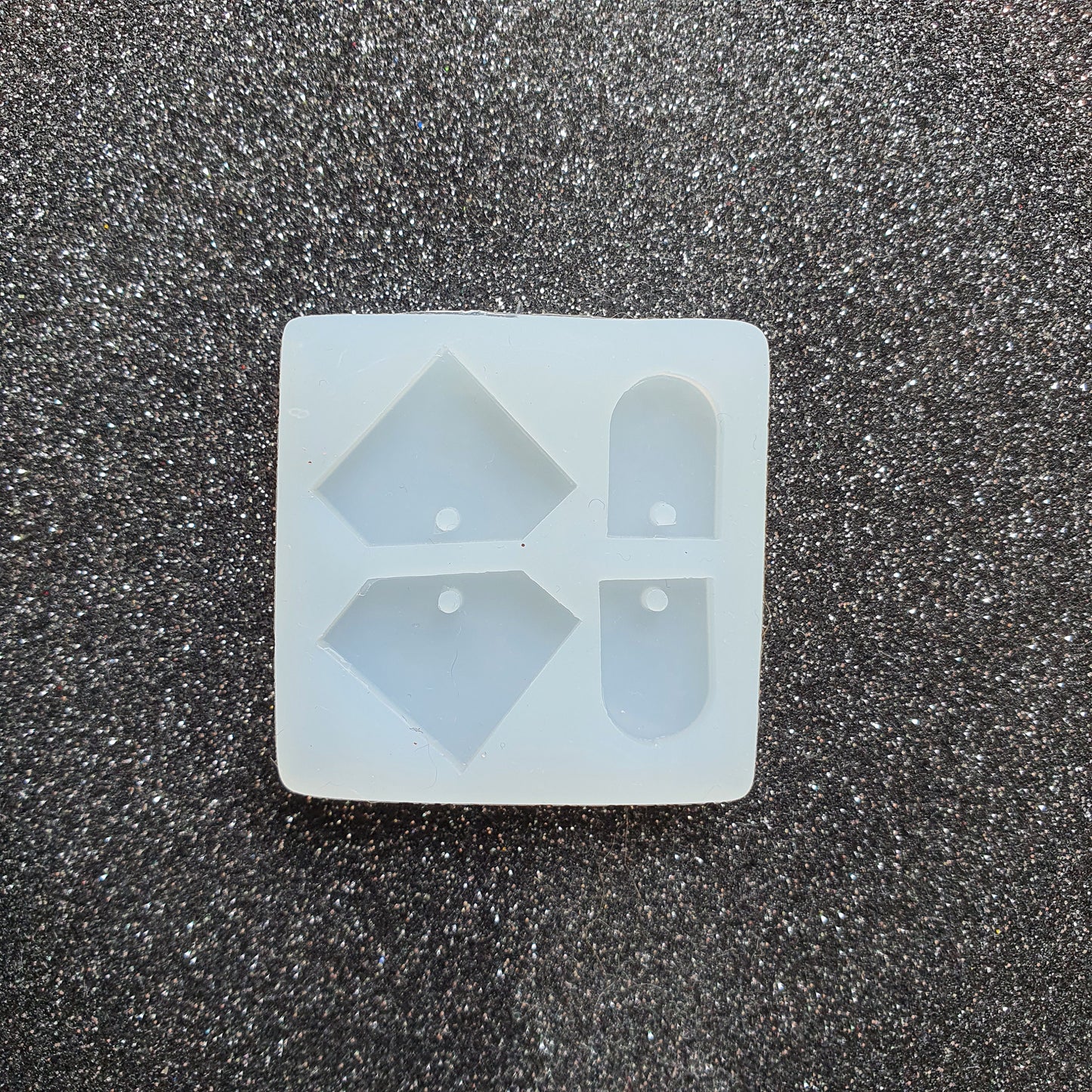 Silicone earring Diamond mold Jewelry Resin mould for resin and epoxy - Luxy Kraft
