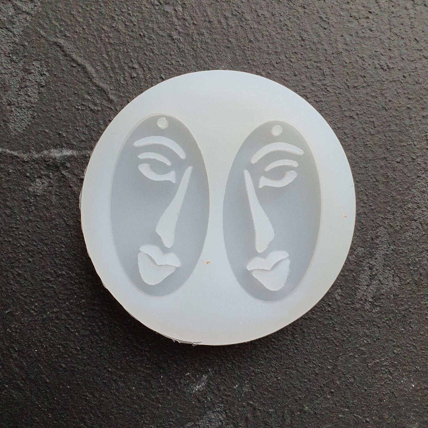 Silicone earring mold Woman face Abstract Jewelry Resin mould for resin and epoxy - Luxy Kraft