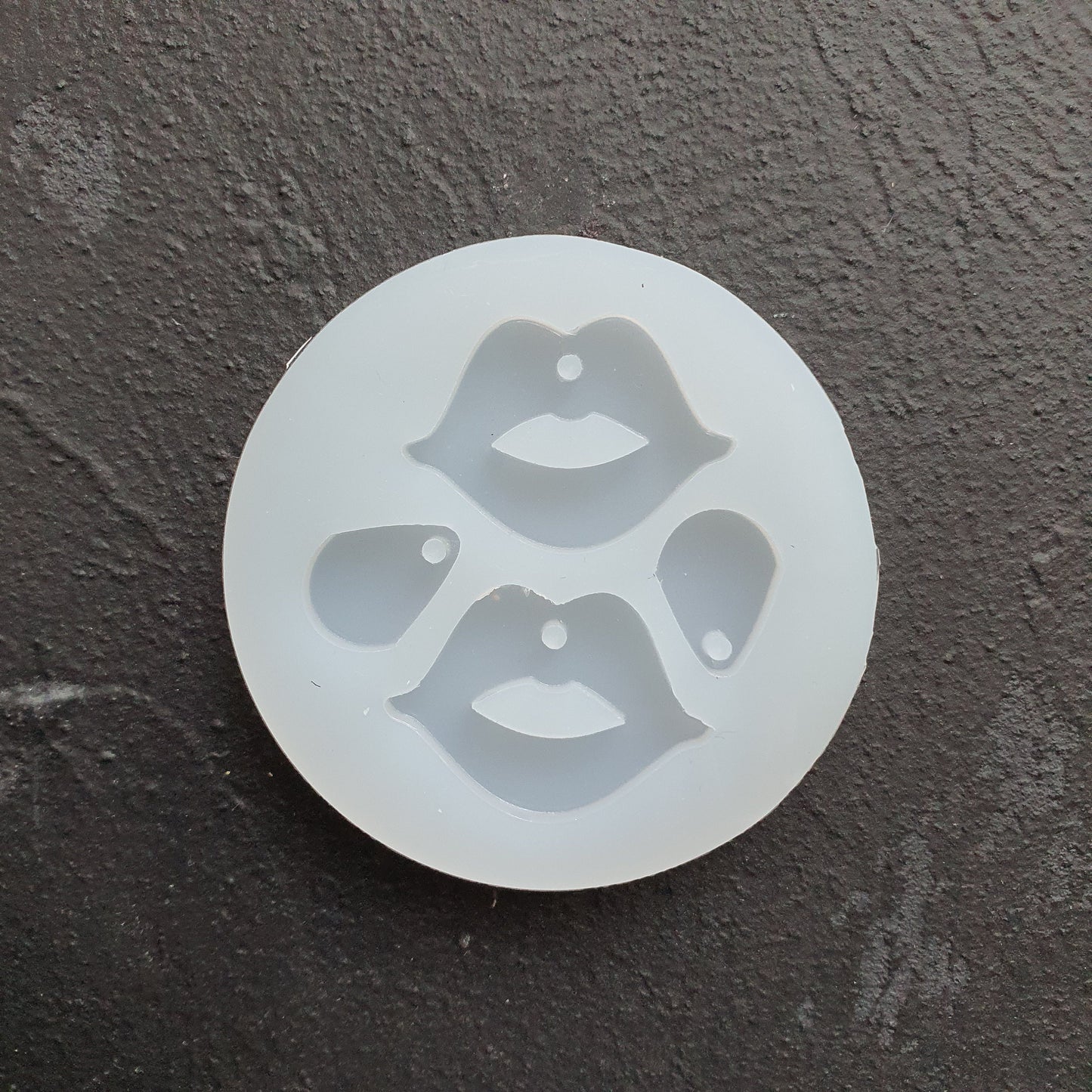 Silicone earring mold Woman lips Jewelry Resin mould for resin and epoxy