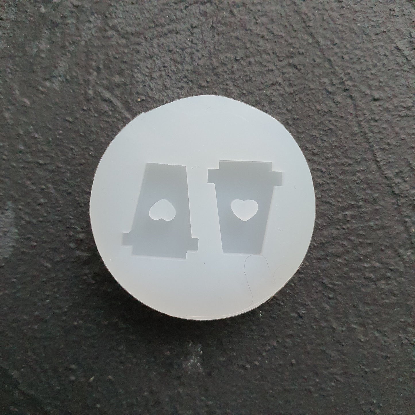 Silicone earring mold Coffee cup Jewelry Resin mould for resin and epoxy