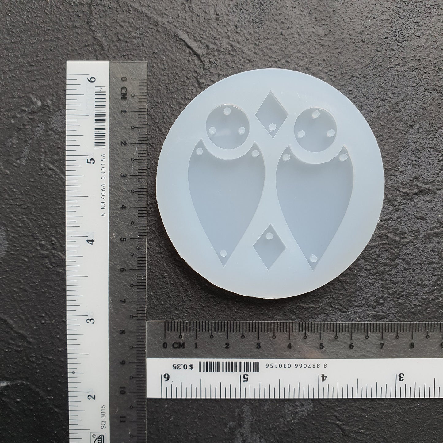 Silicone earring mold Jewelry Resin mould for resin and epoxy