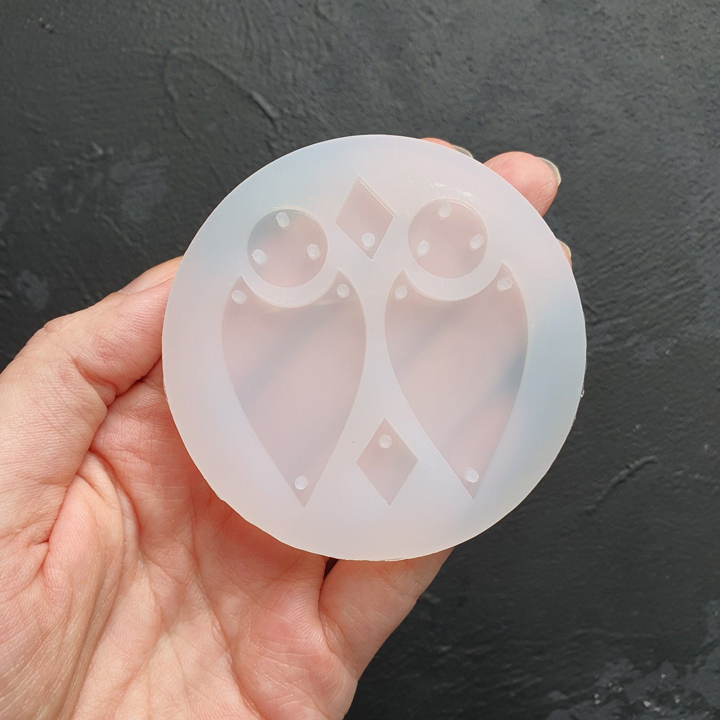 Silicone earring mold Jewelry Resin mould for resin and epoxy