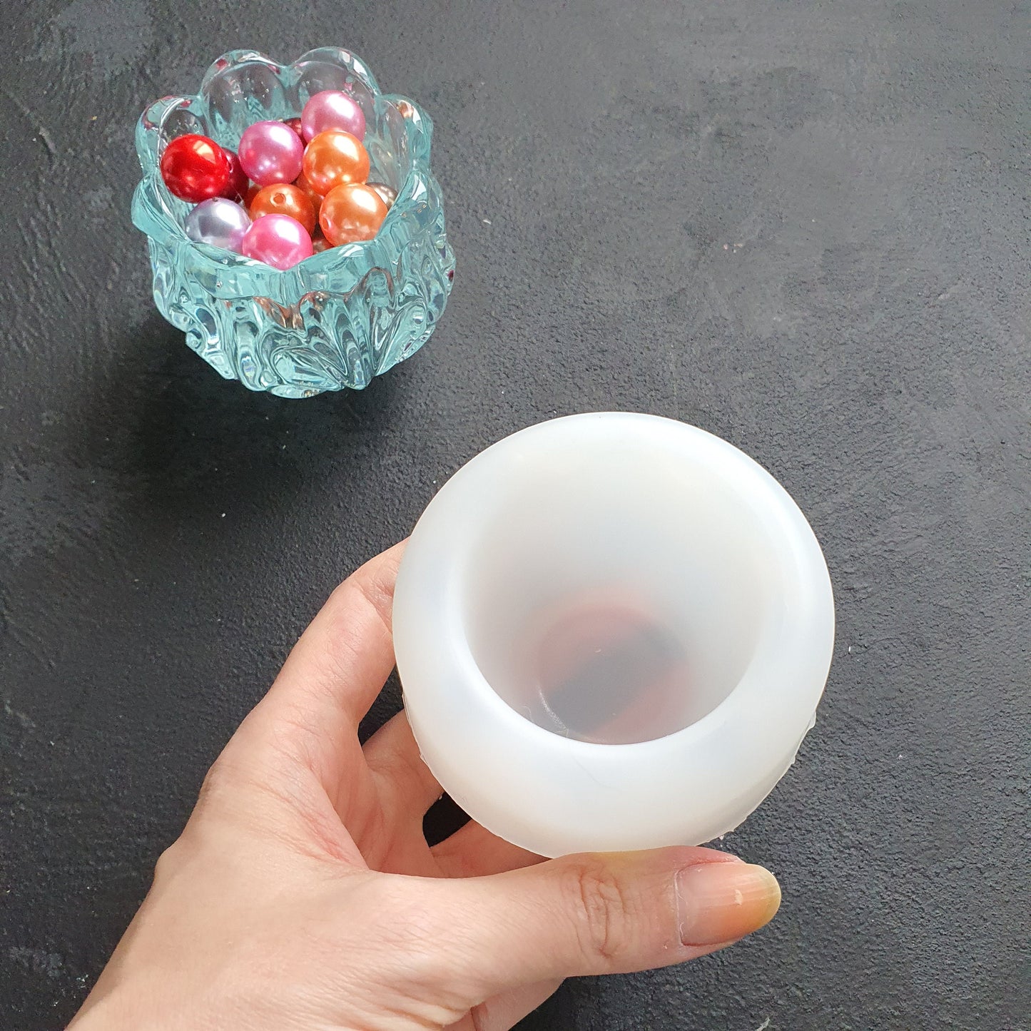 Silicone mold flower pot vase silicone mold for Resin Epoxy craft - Luxy Kraft