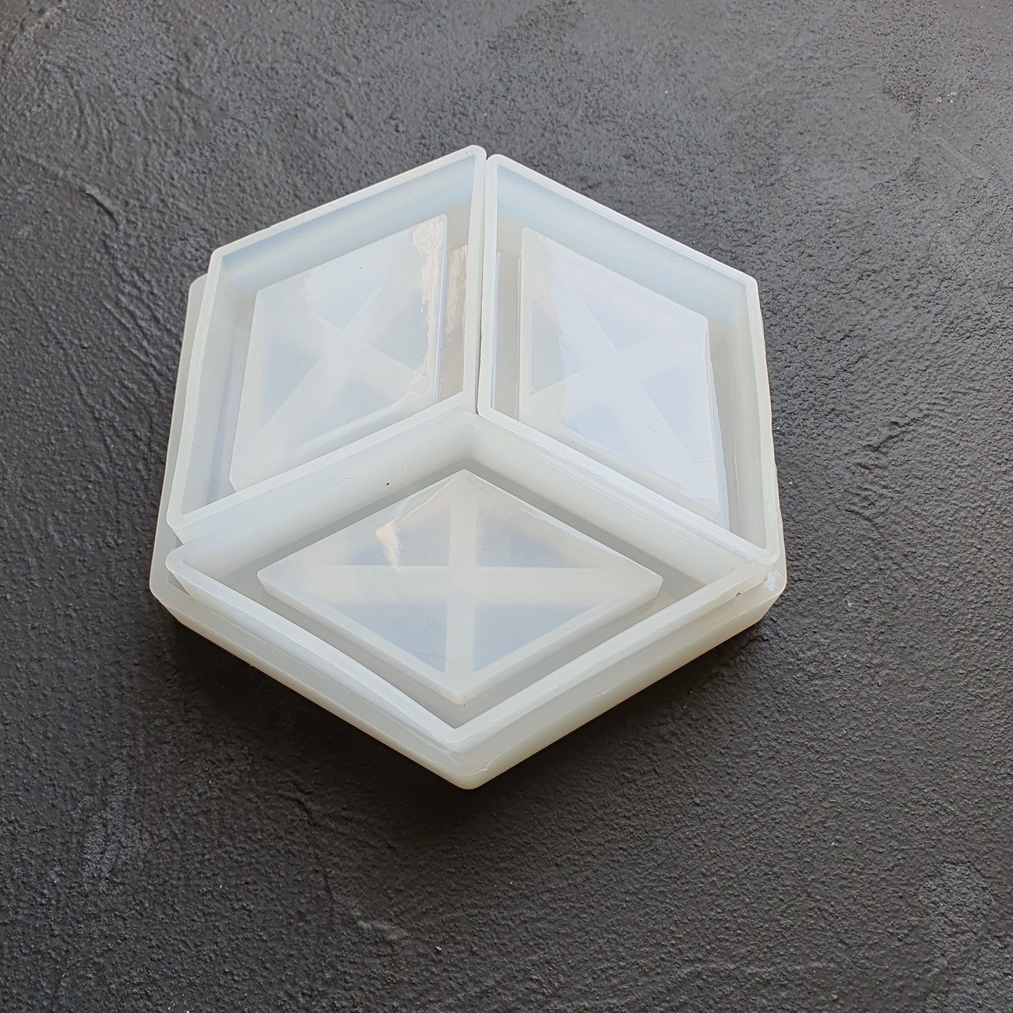 4 pcs set Coasters silicone mold Resin Epoxy Jesmonite mold
