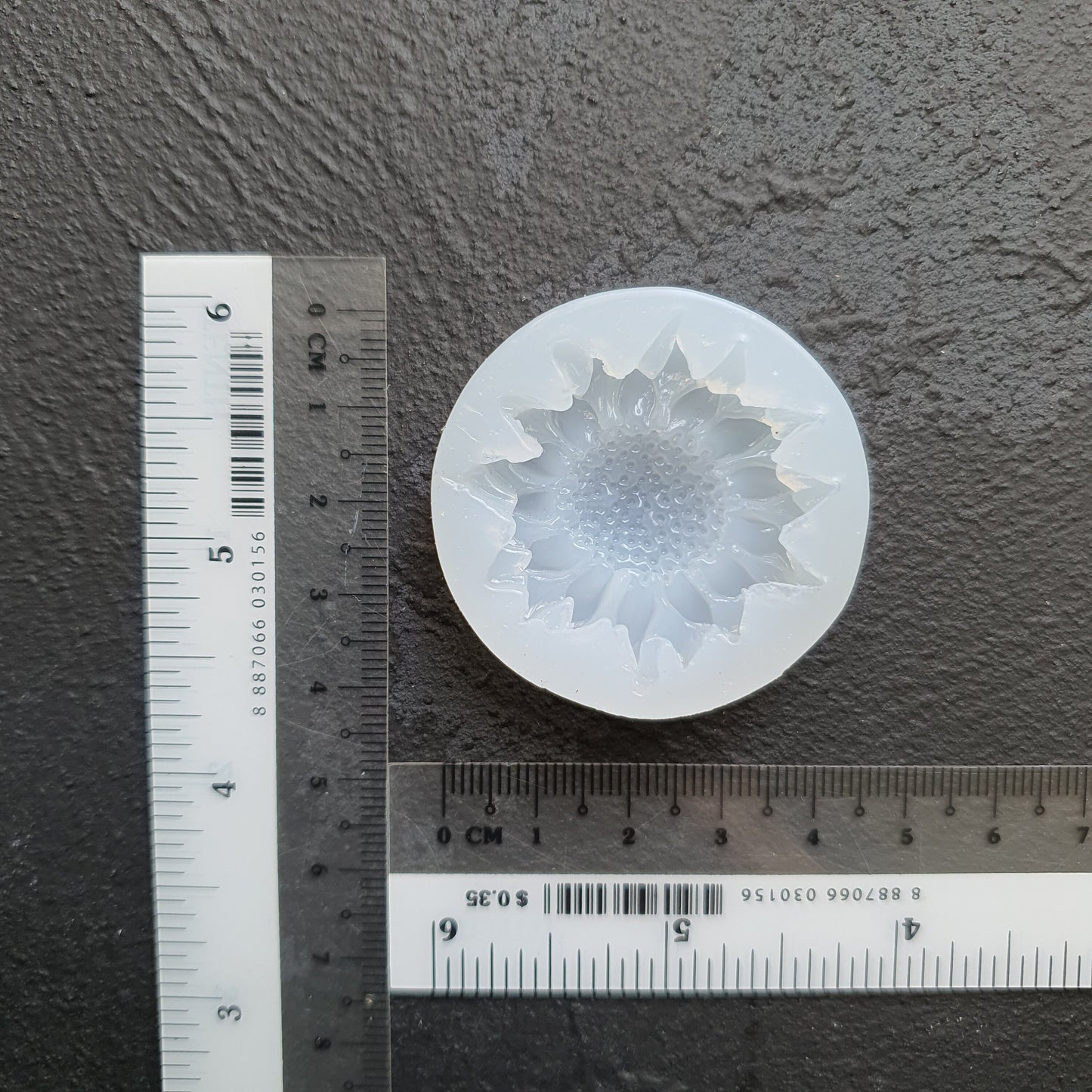 Sunflower Earring mold Silicone earrings mould for resin and epoxy 3.5 cm