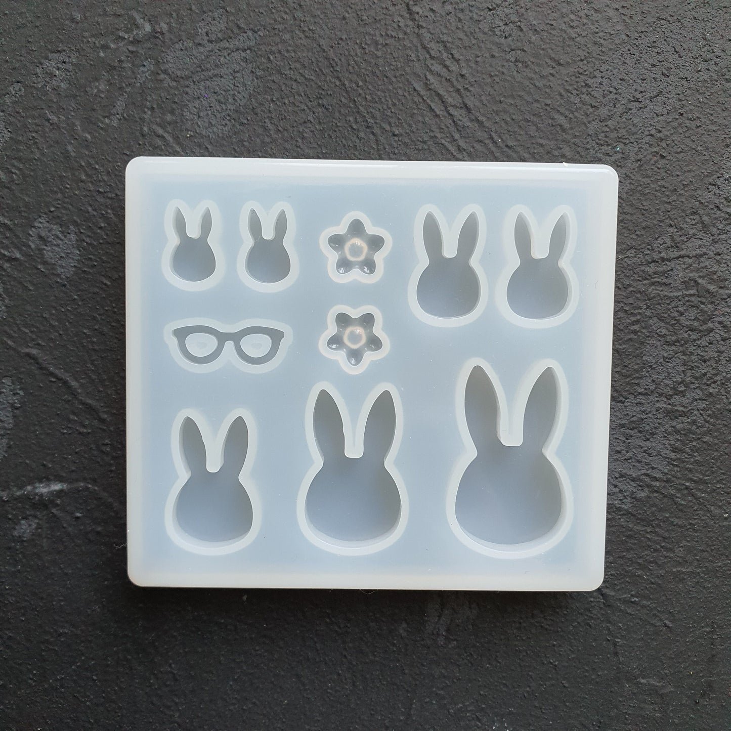 Bunny Silicone earring mold Jewelry Resin mould for resin and epoxy