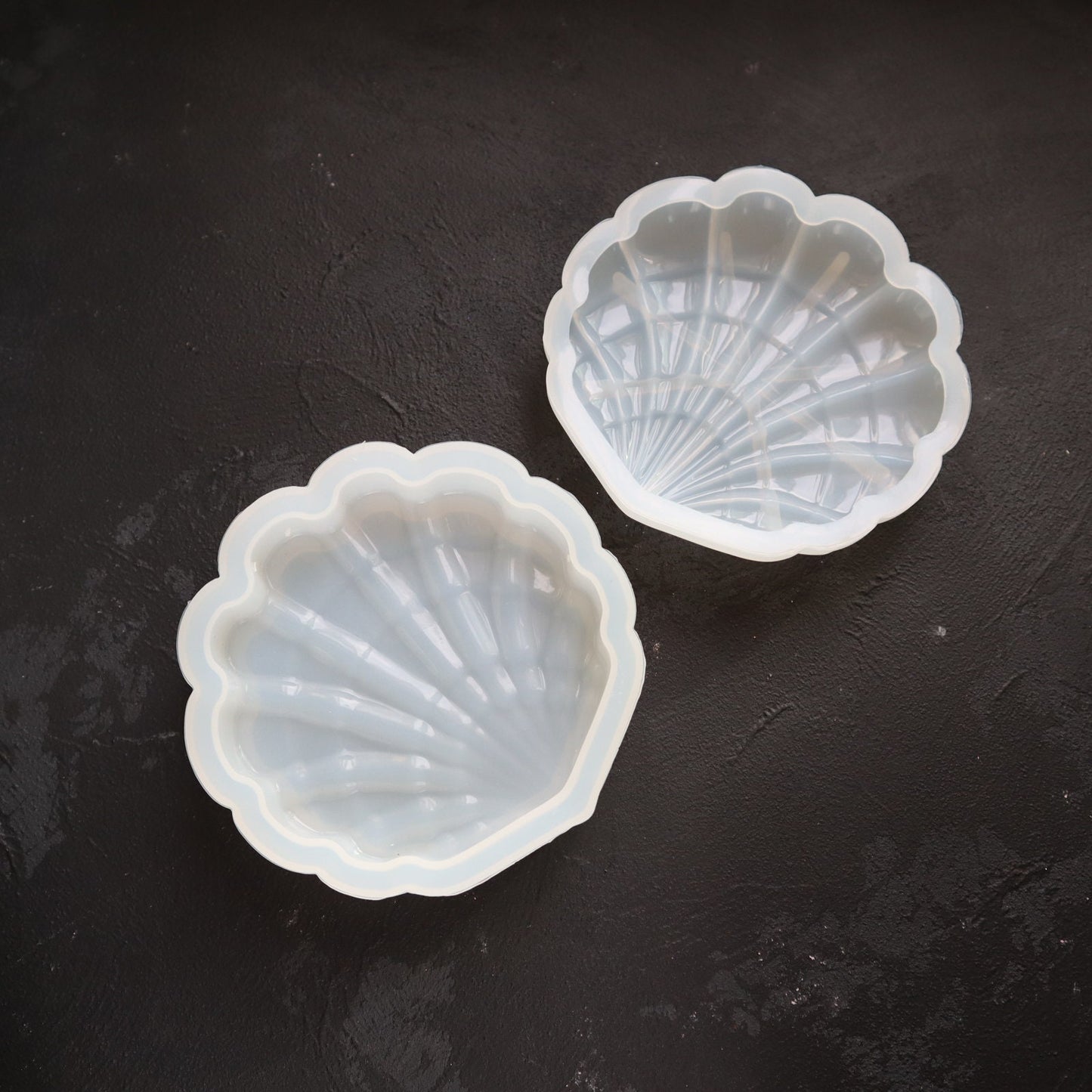 Shell mold storage box trinket tray dish plate silicone mold for Resin Epoxy Jesmonite craft - Luxy Kraft