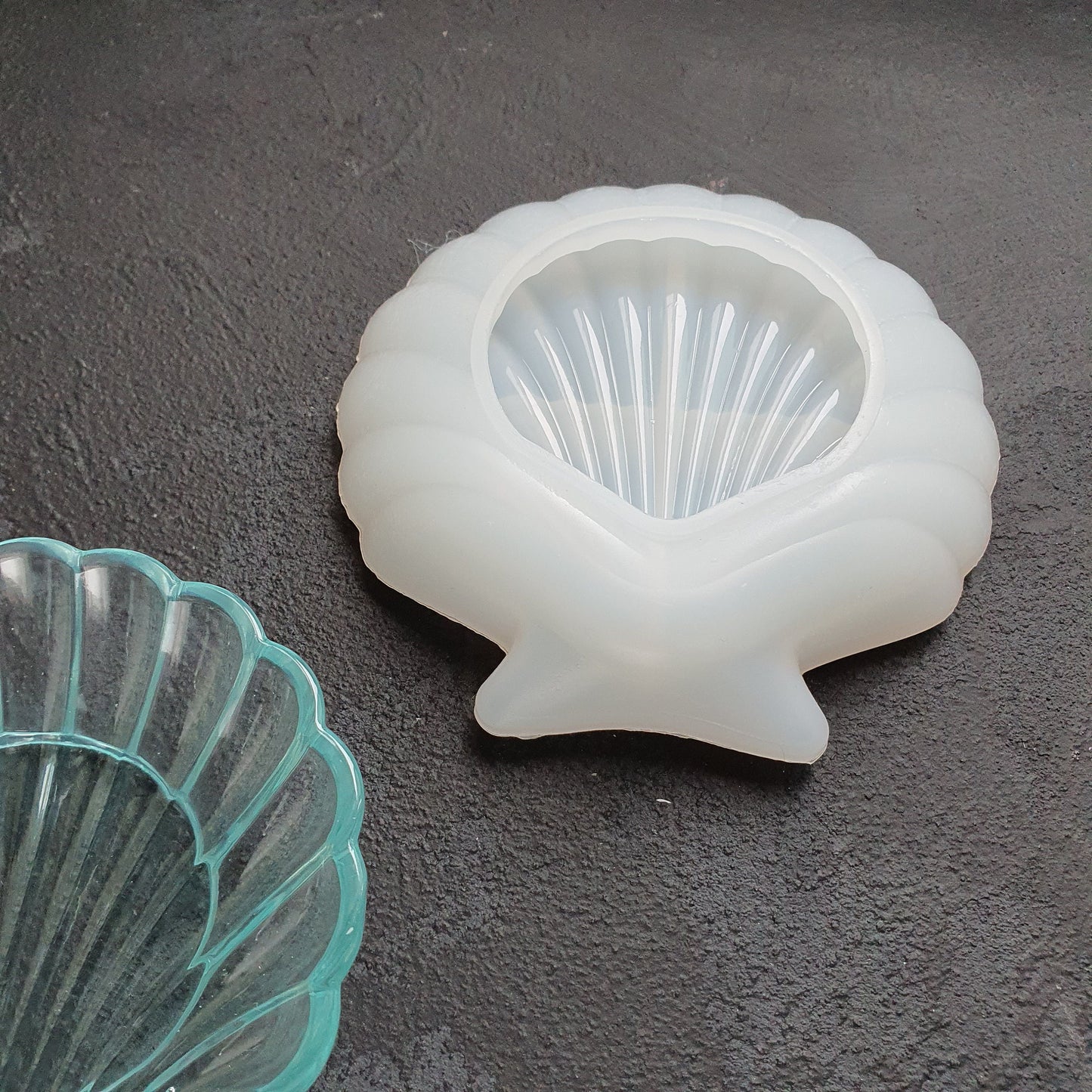 Shell mold trinket tray dish plate silicone mold for Resin Epoxy Jesmonite craft