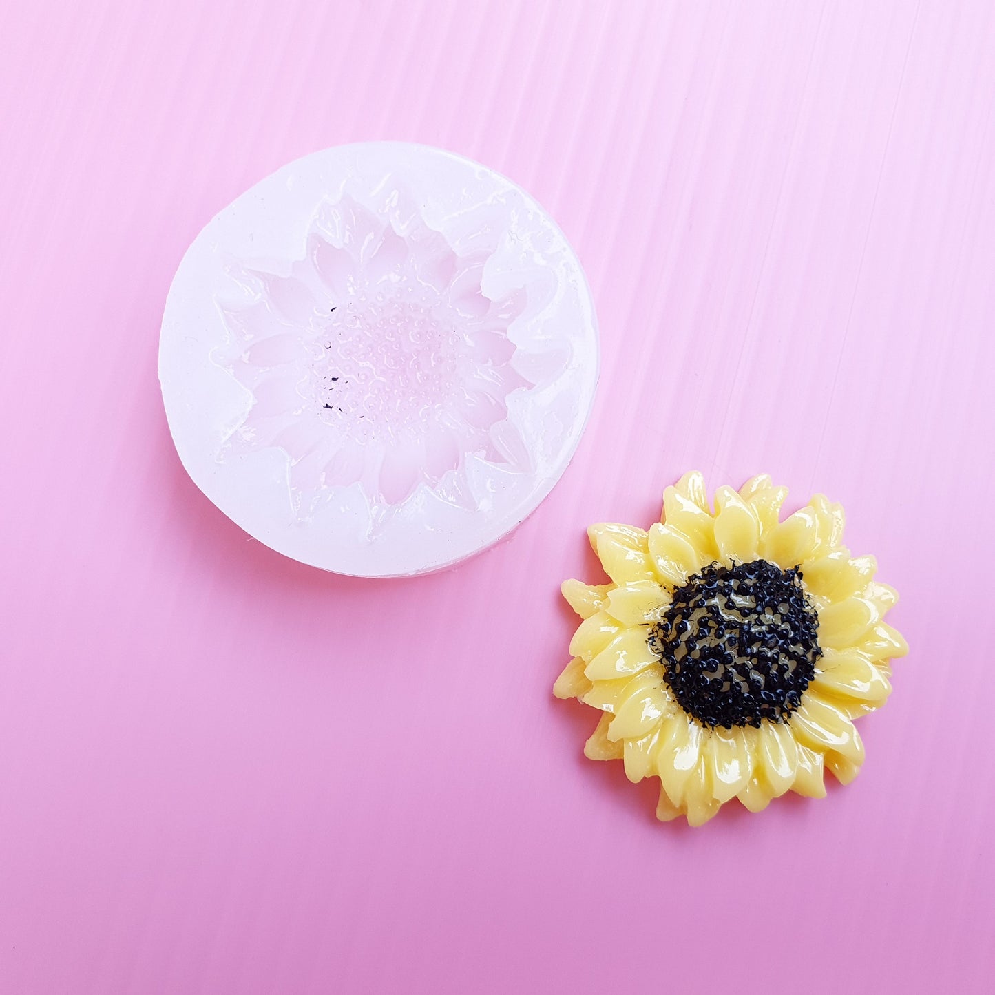 Sunflower Earring mold Silicone earrings mould for resin and epoxy 3.5 cm